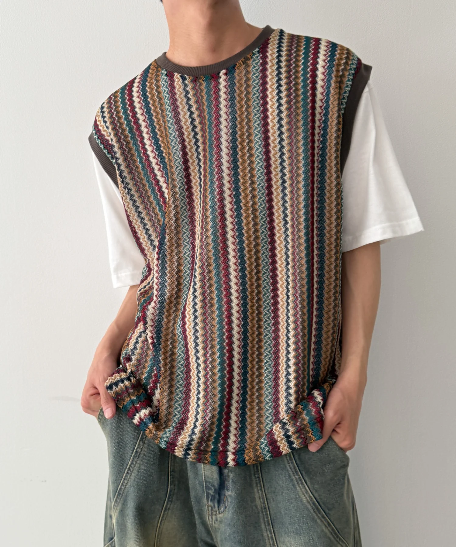 アンサンブルメッシュベスト - Image 13