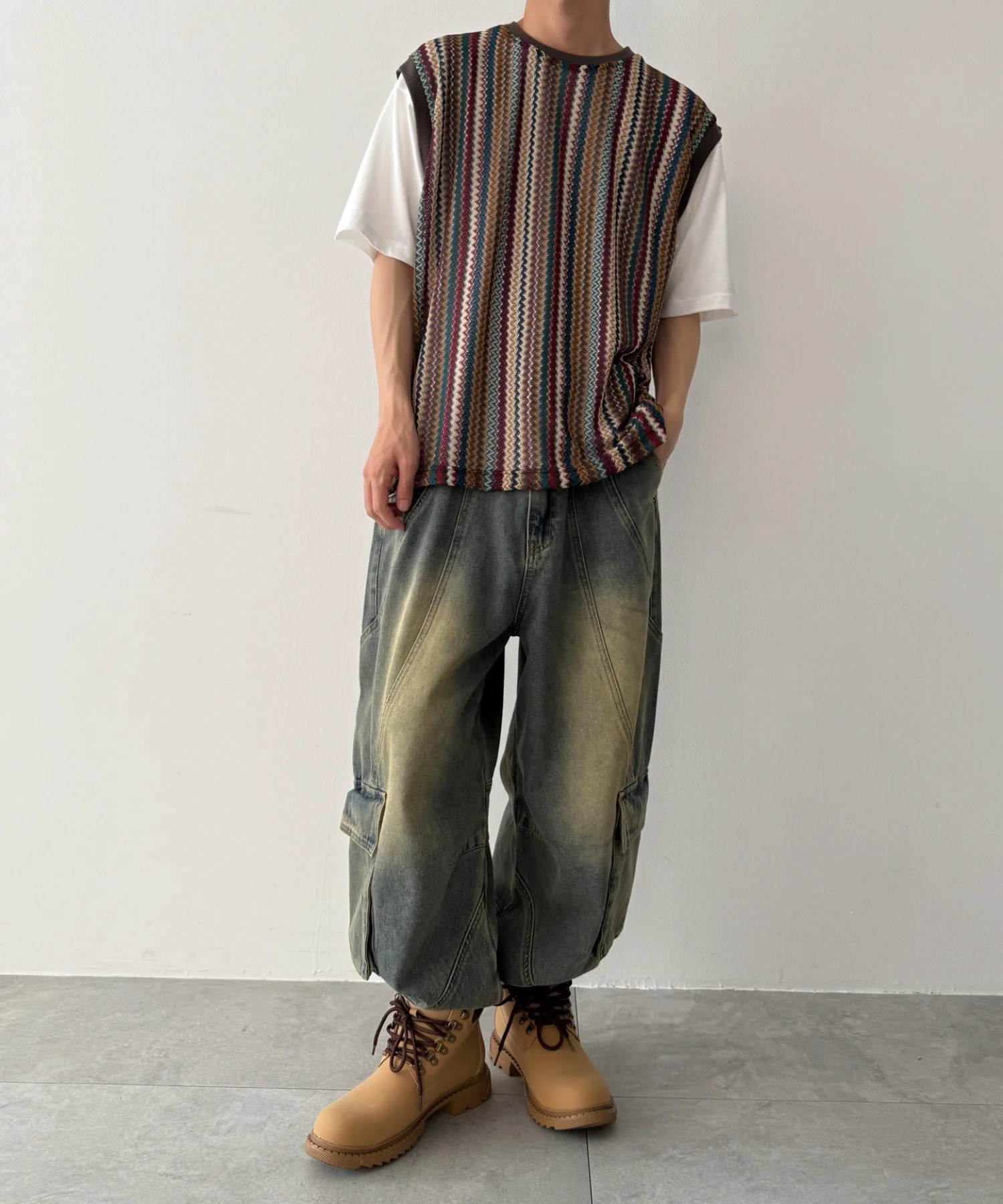 アンサンブルメッシュベスト - Image 4