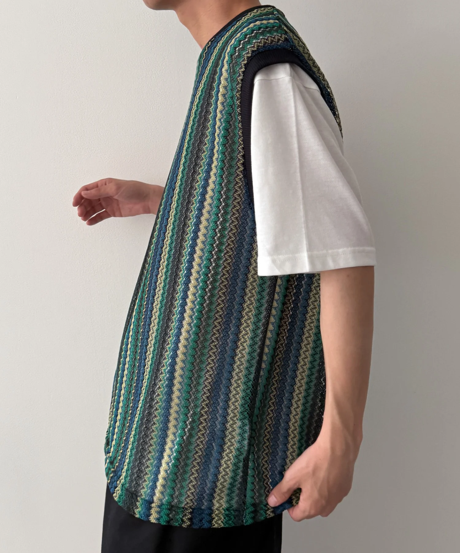 アンサンブルメッシュベスト - Image 9