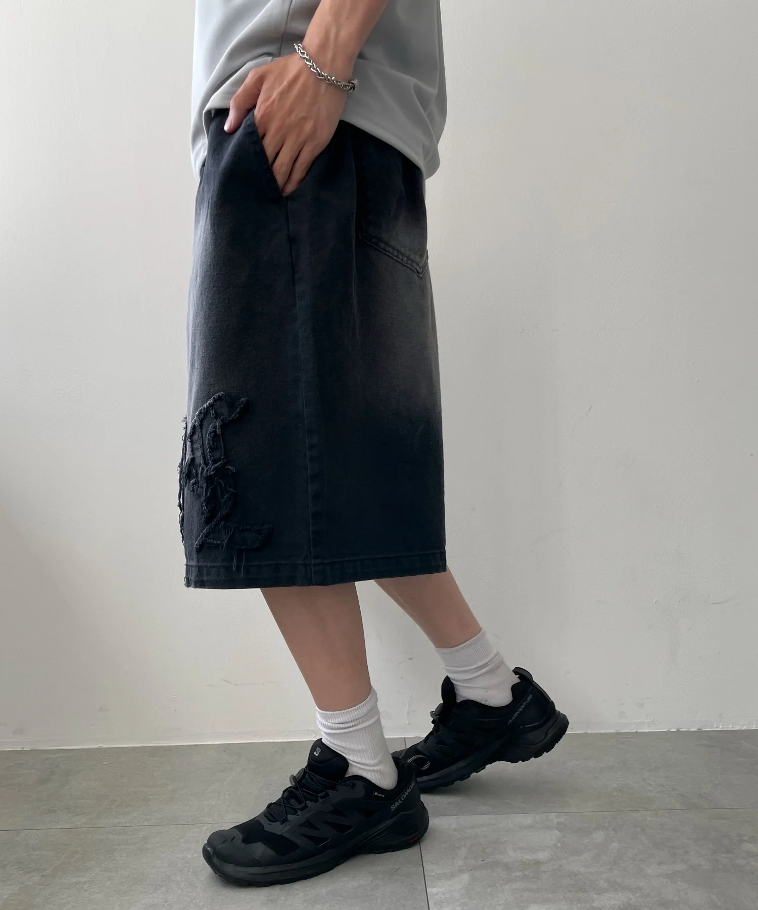 ツイルブラスト加工ワイドショートパンツ - Image 10