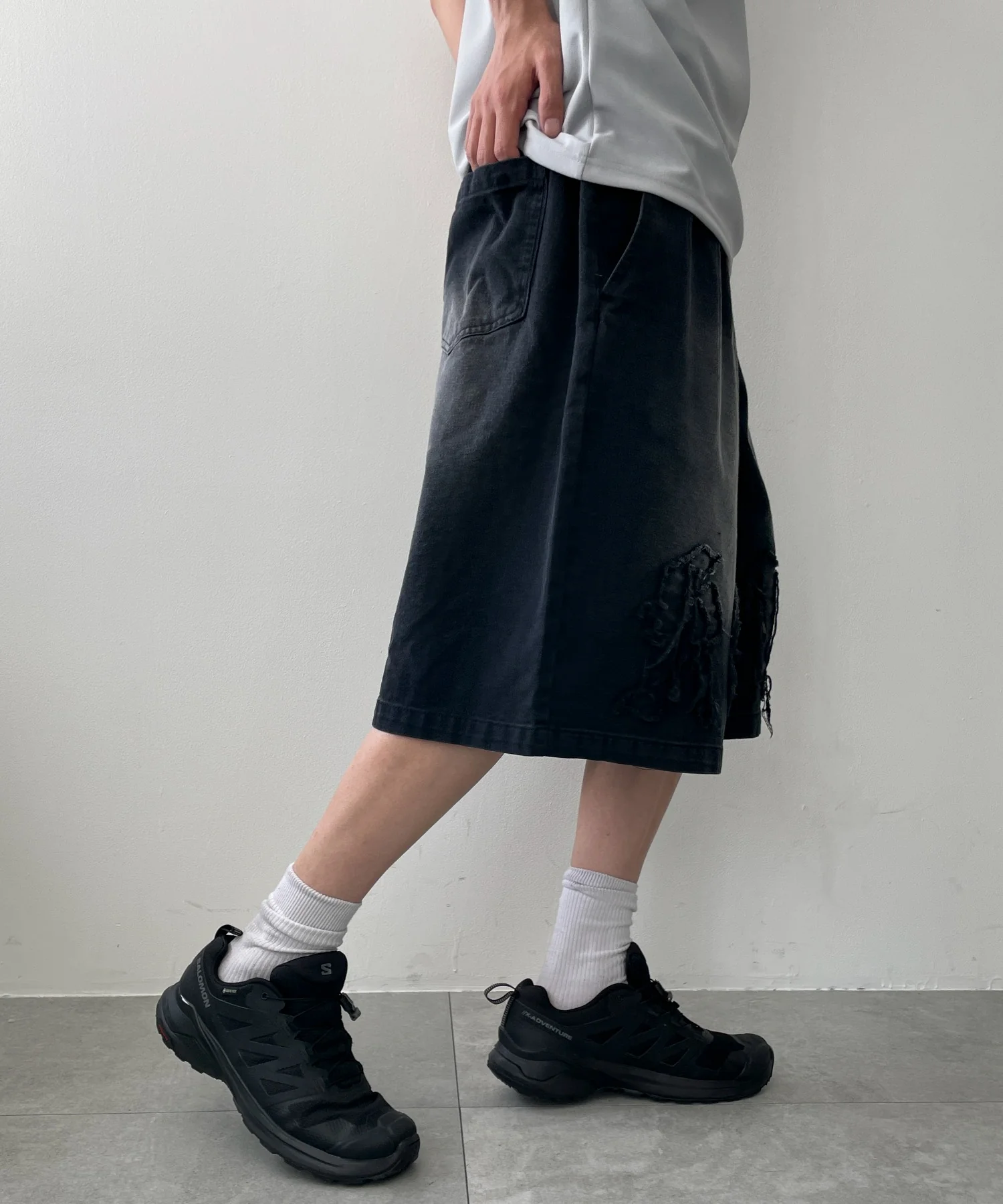ツイルブラスト加工ワイドショートパンツ - Image 12