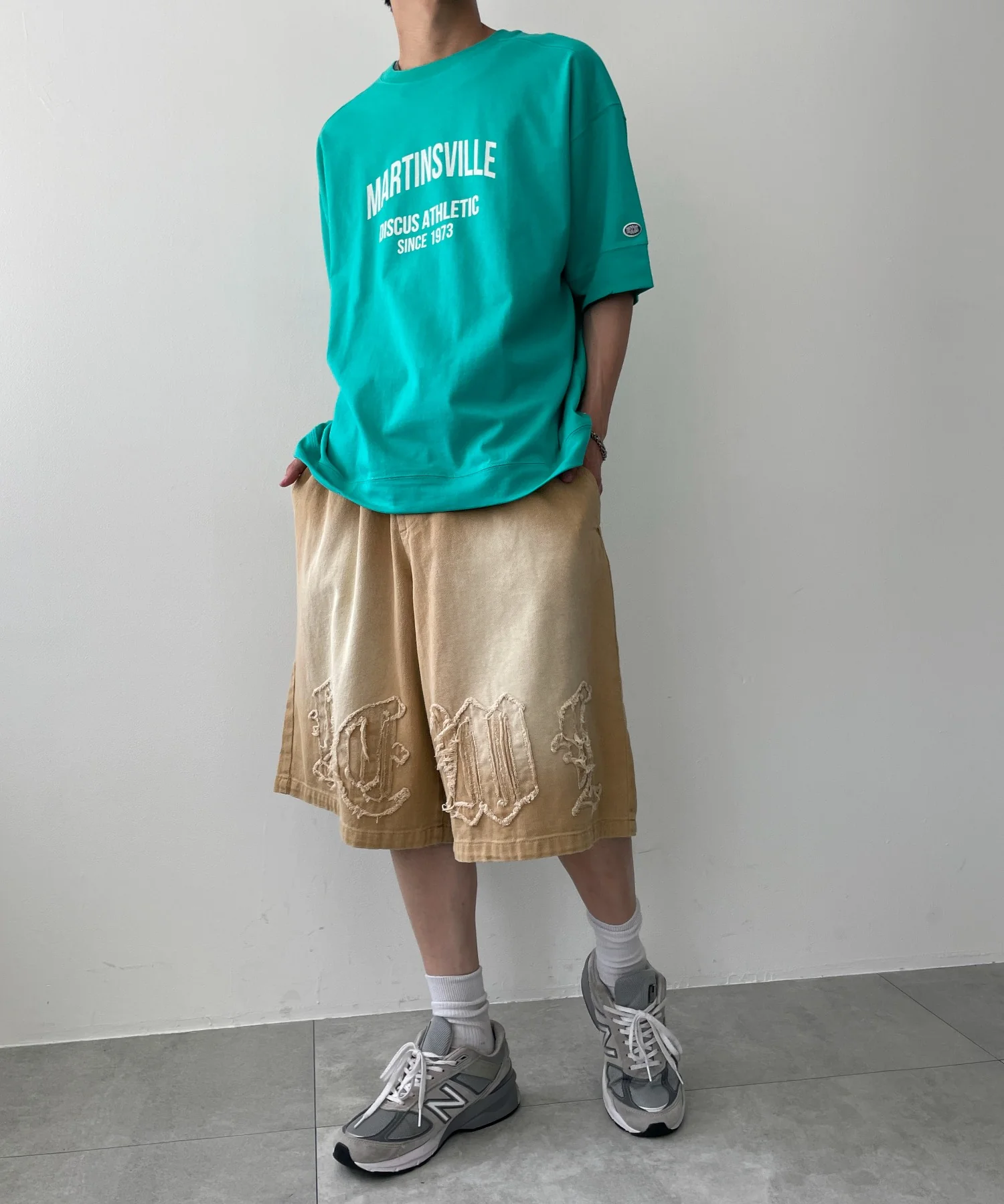 ツイルブラスト加工ワイドショートパンツ - Image 3