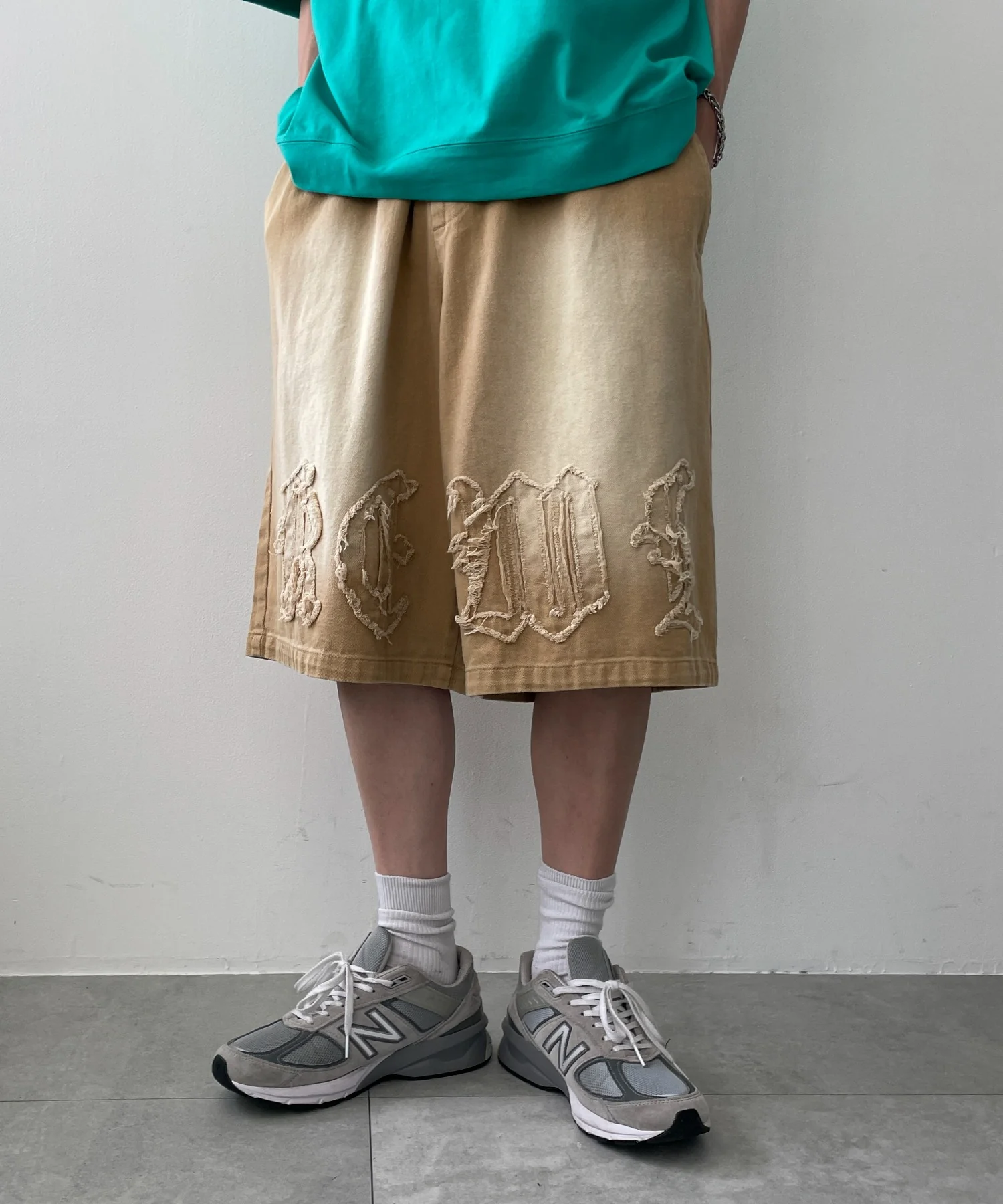 ツイルブラスト加工ワイドショートパンツ - Image 5
