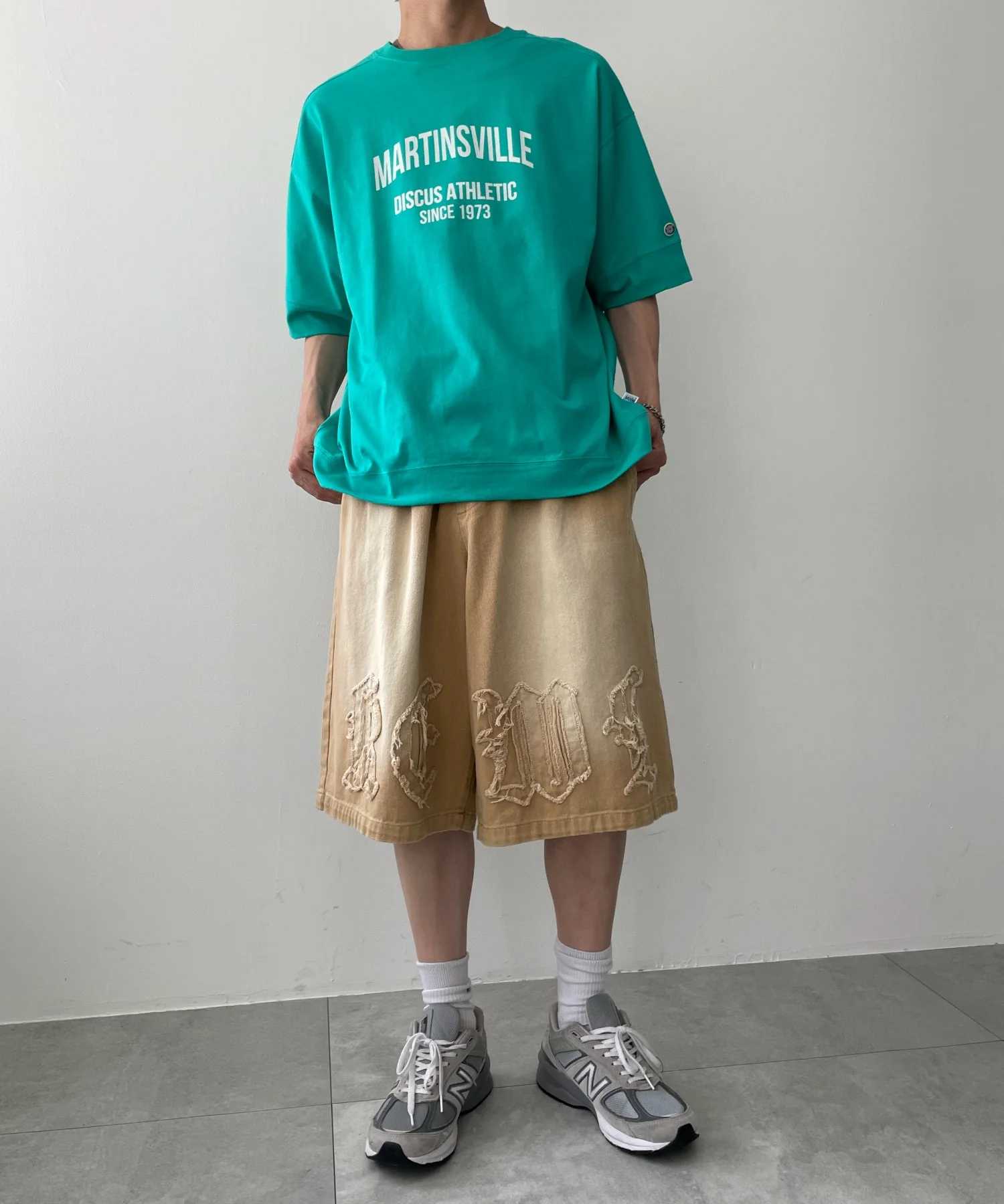 ツイルブラスト加工ワイドショートパンツ - Image 9