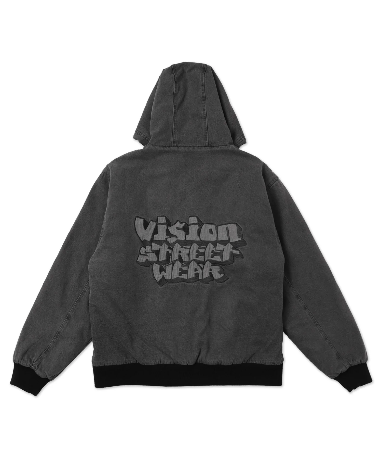 VISIONフードデニムブルゾン - Image 16