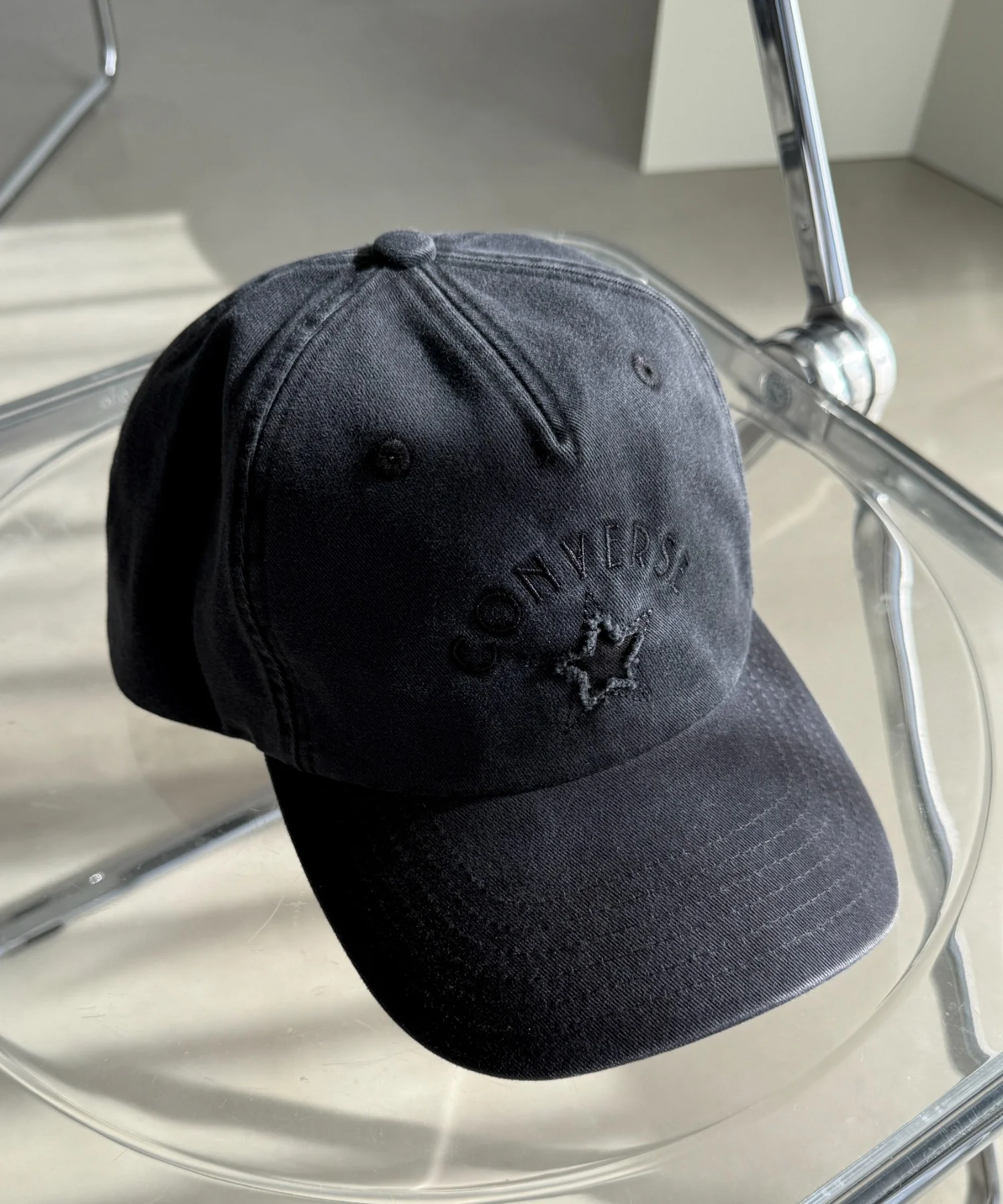 CONVERSE　WASHED　TWILL　6P　CAP - Image 3