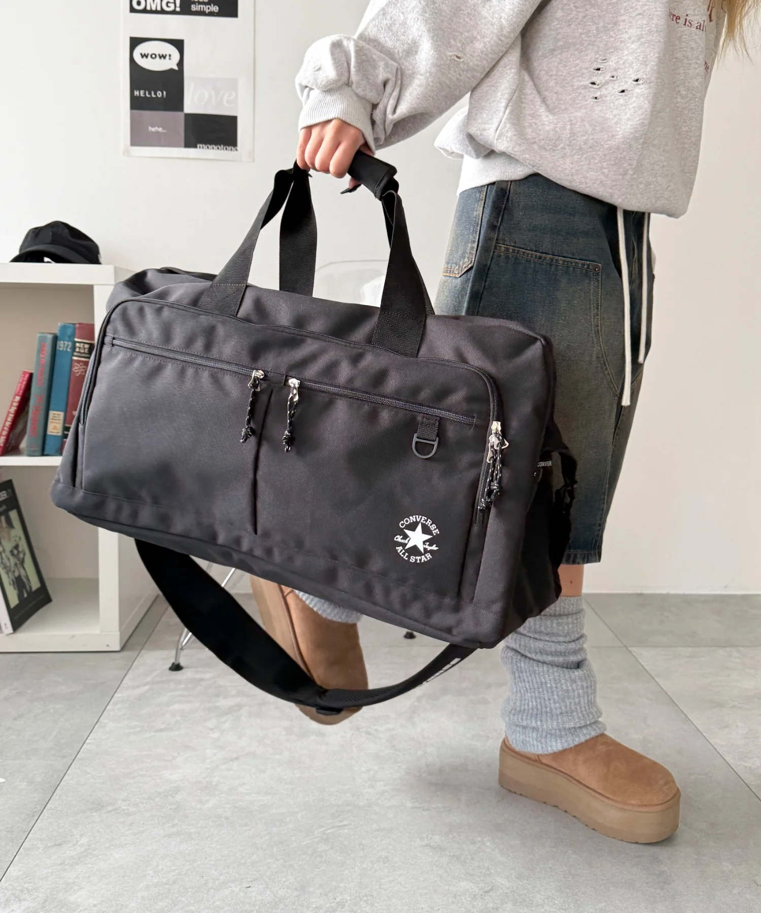 CONVERSE　ボストンバッグ - Image 8