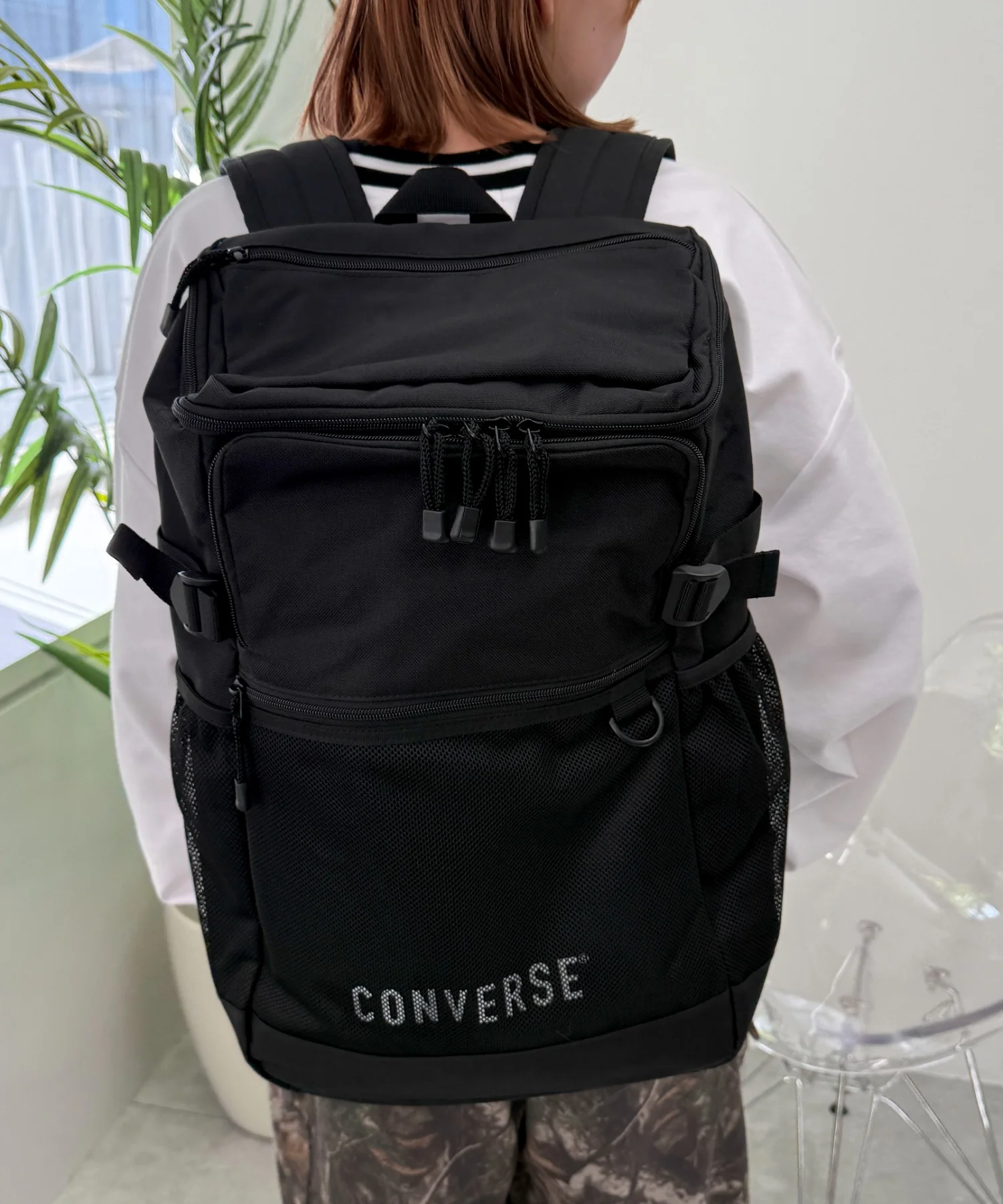 CONVERSE　SQUARE　BIG　BACK　PACK - Image 11