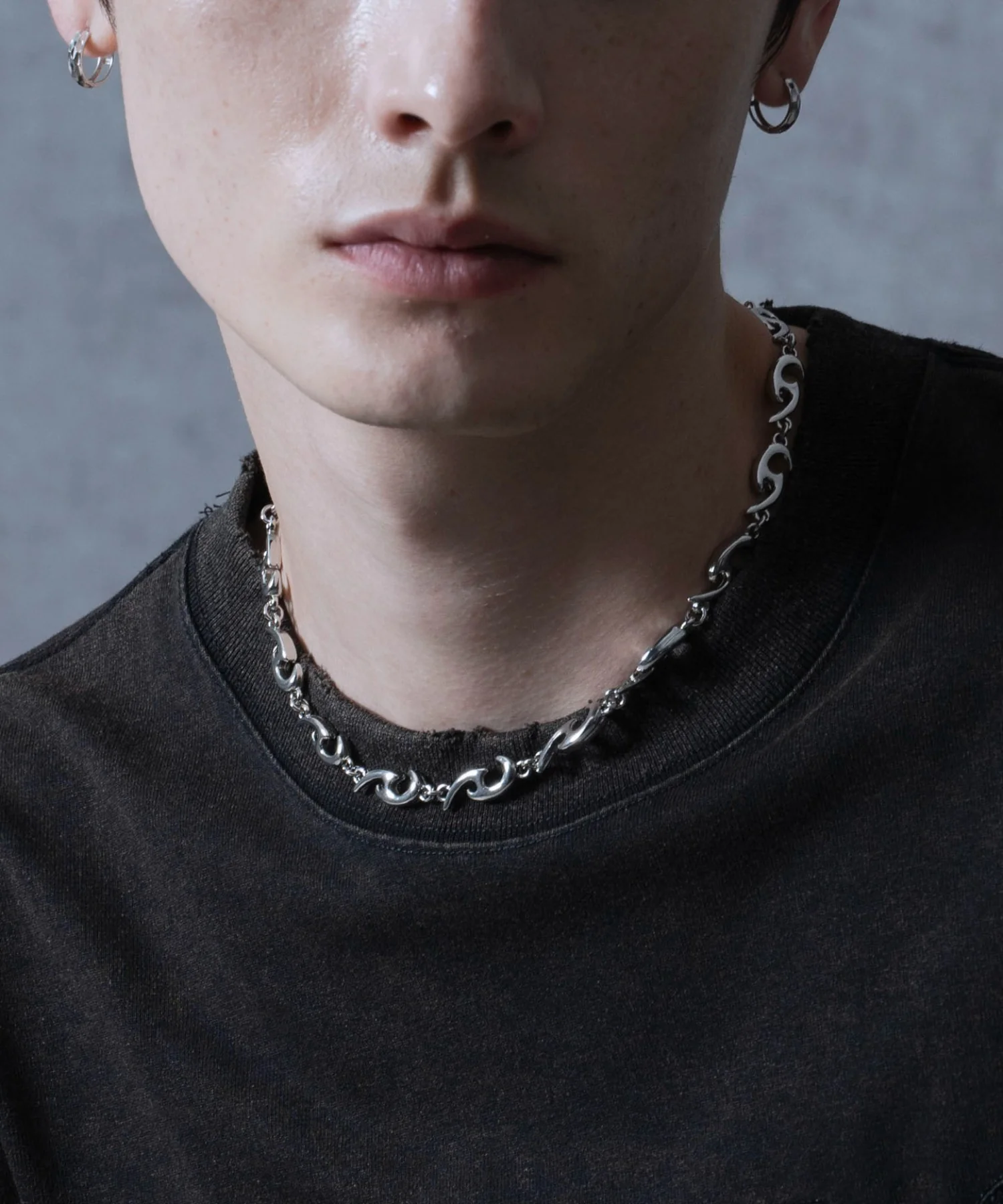 Mトライバルチェーンネックレス - Image 6