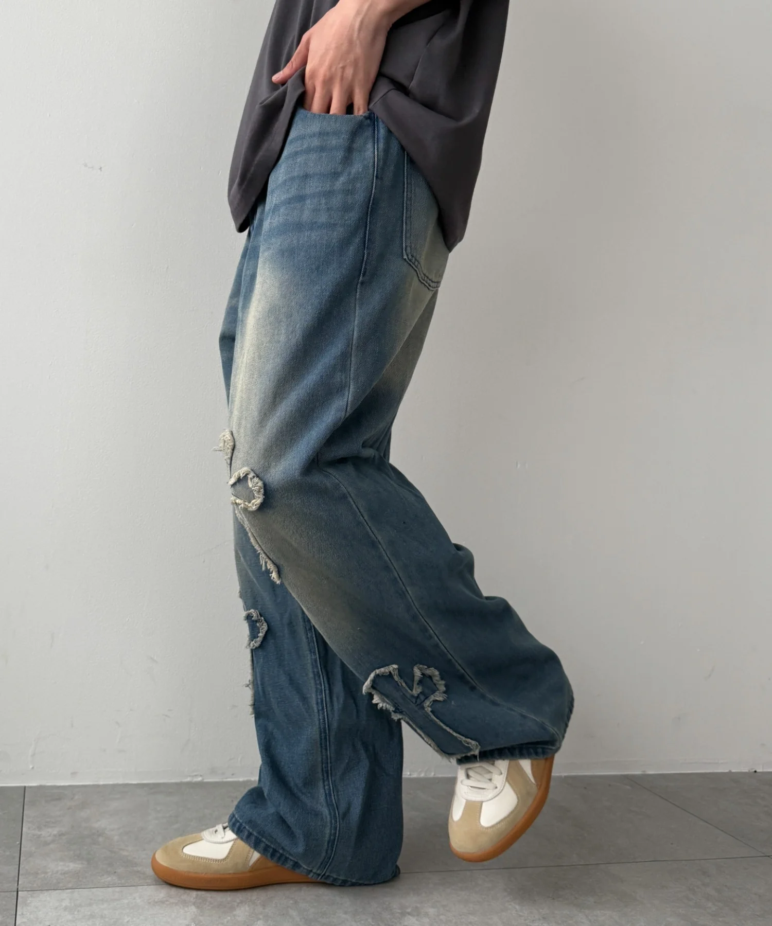 クロスモチーフオーバーダイバギーパンツ - Image 8