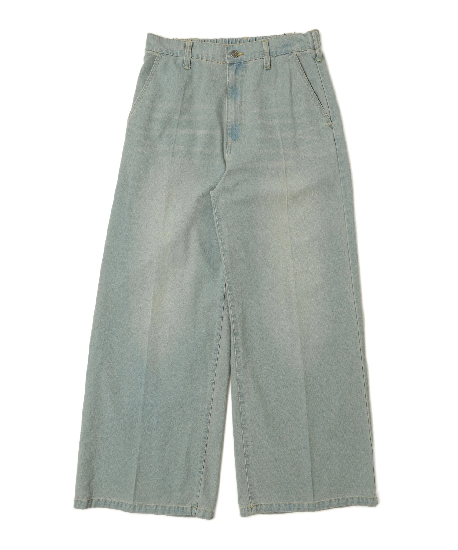 センタープレスワイドデニムパンツ - Image 16