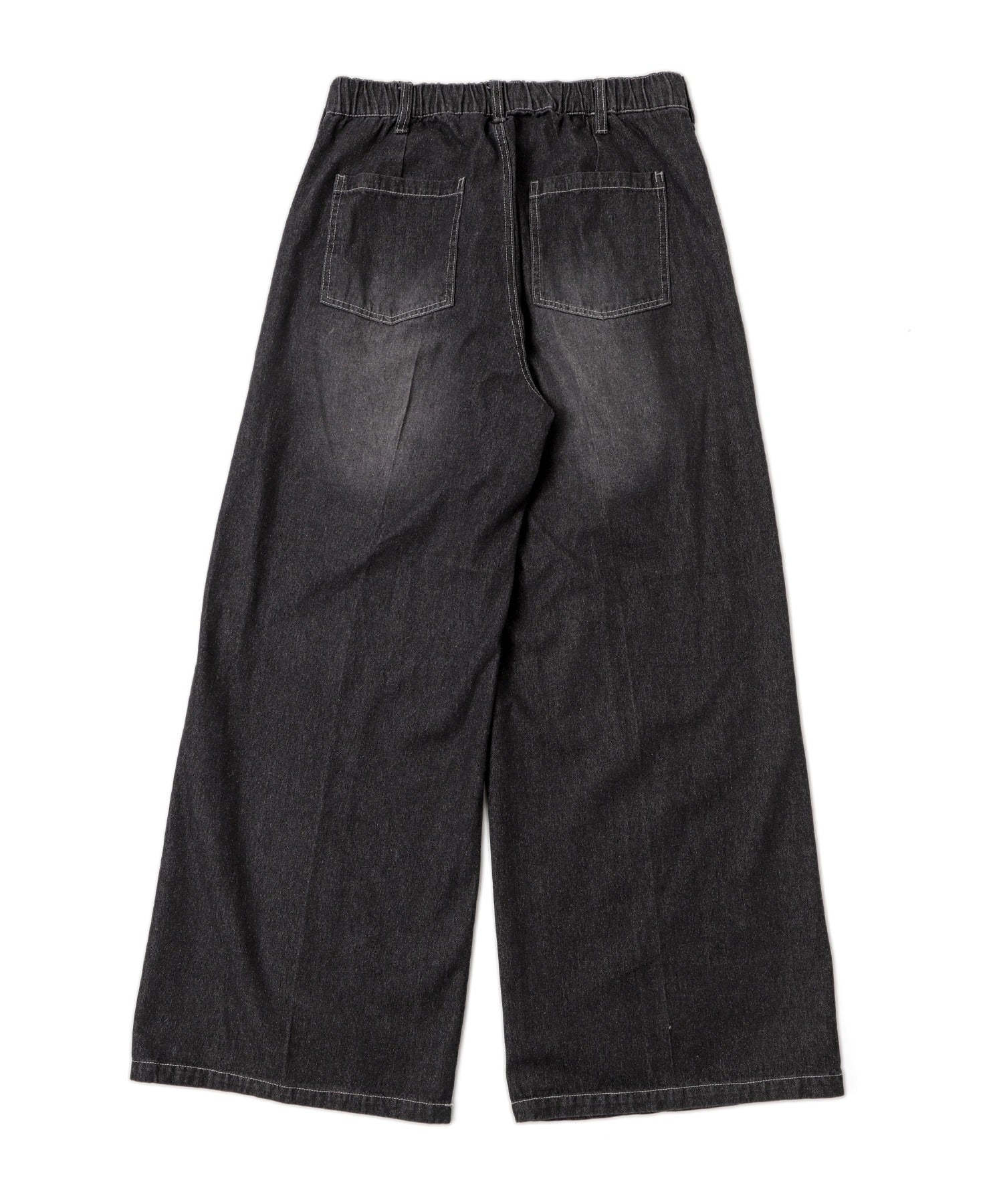 センタープレスワイドデニムパンツ - Image 18
