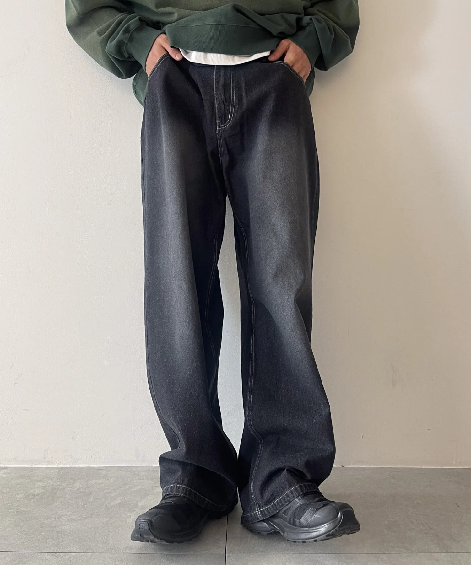 ワイドバギーデニムパンツ - Image 10