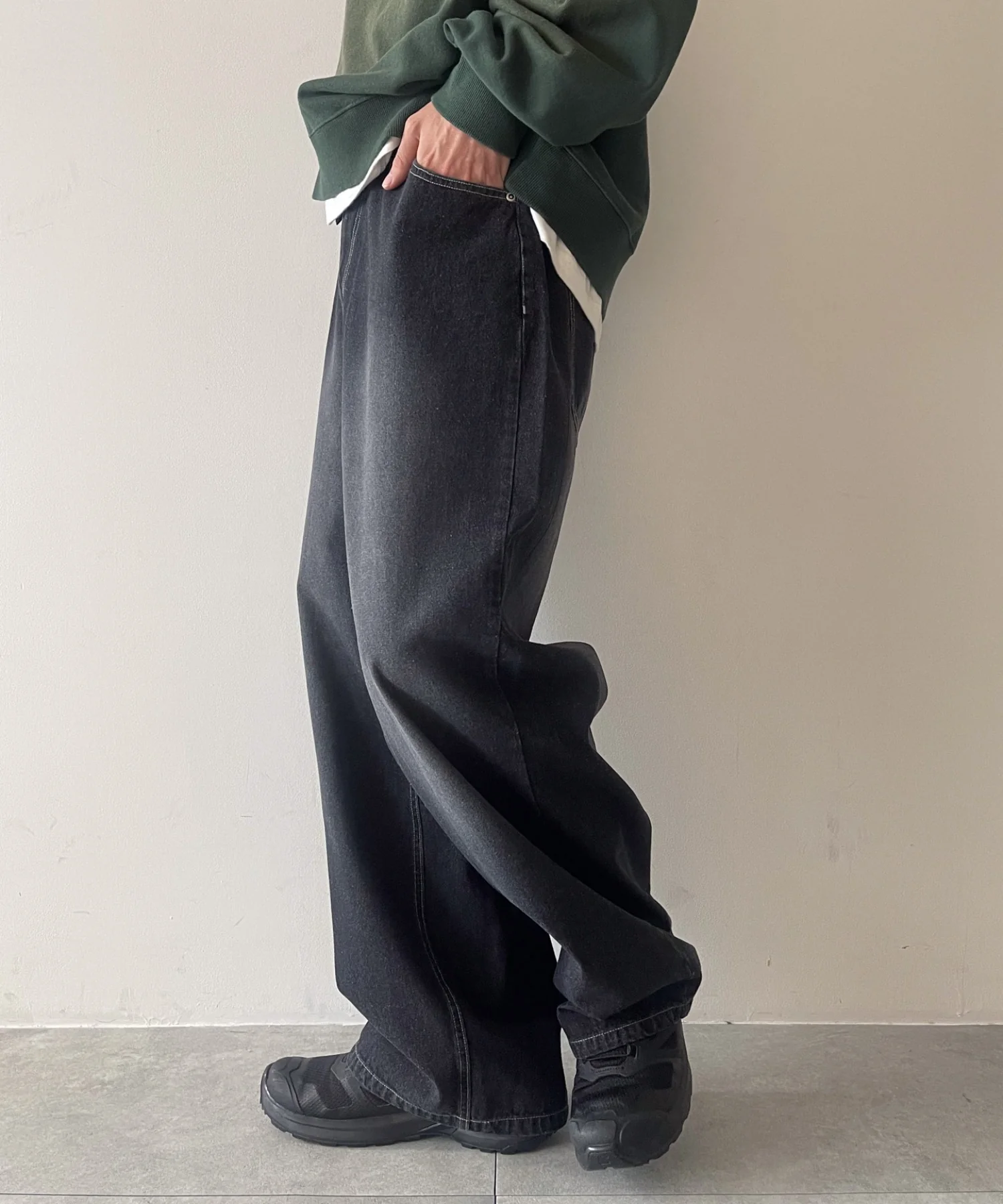 ワイドバギーデニムパンツ - Image 12