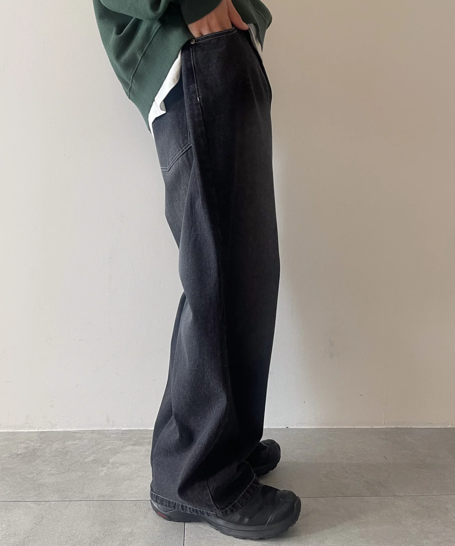 ワイドバギーデニムパンツ - Image 13