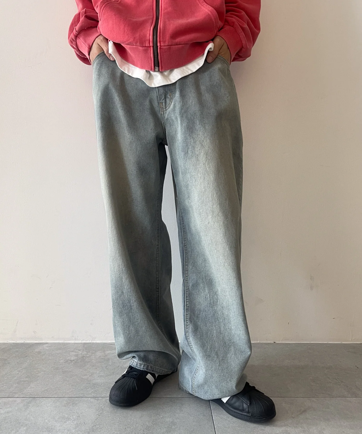 ワイドバギーデニムパンツ - Image 2