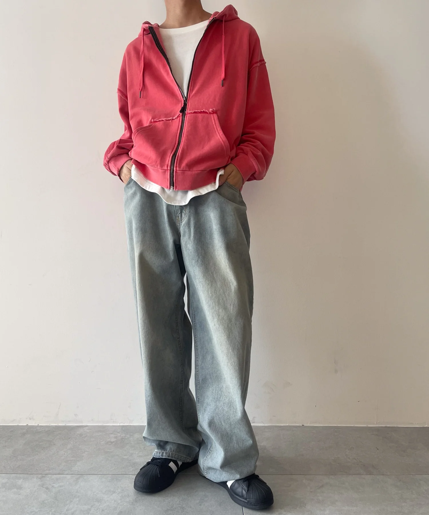 ワイドバギーデニムパンツ - Image 3