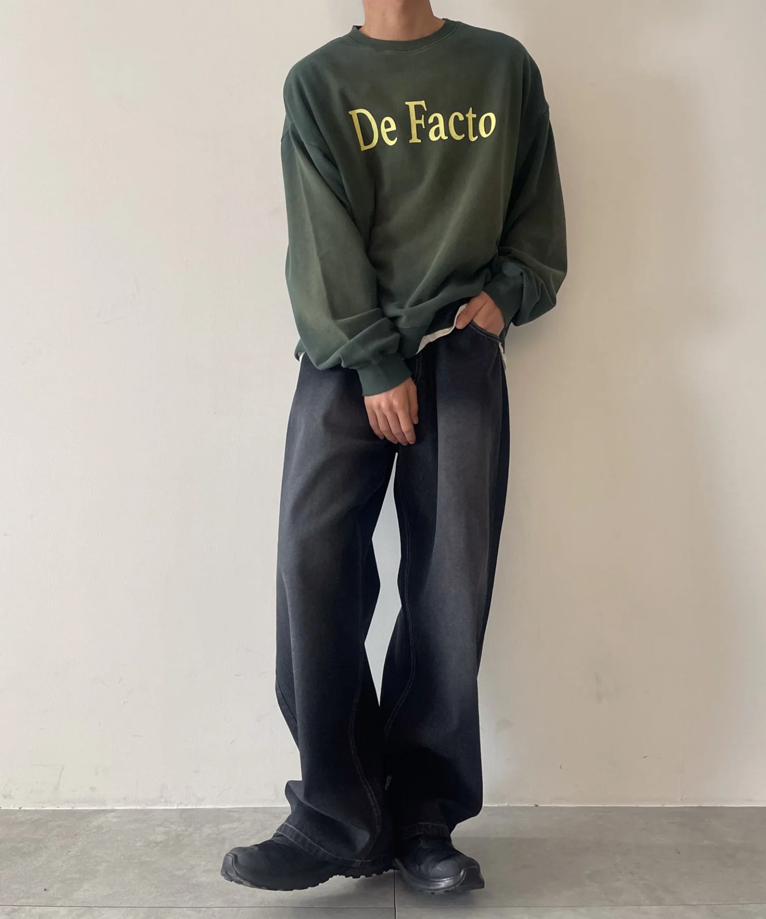 ワイドバギーデニムパンツ - Image 4