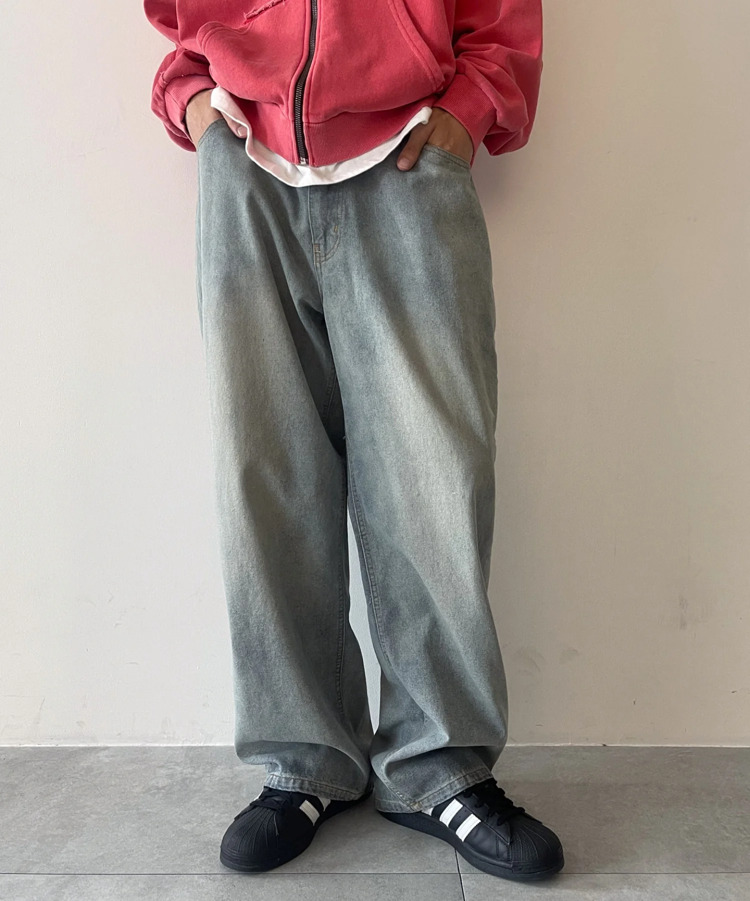 ワイドバギーデニムパンツ - Image 5
