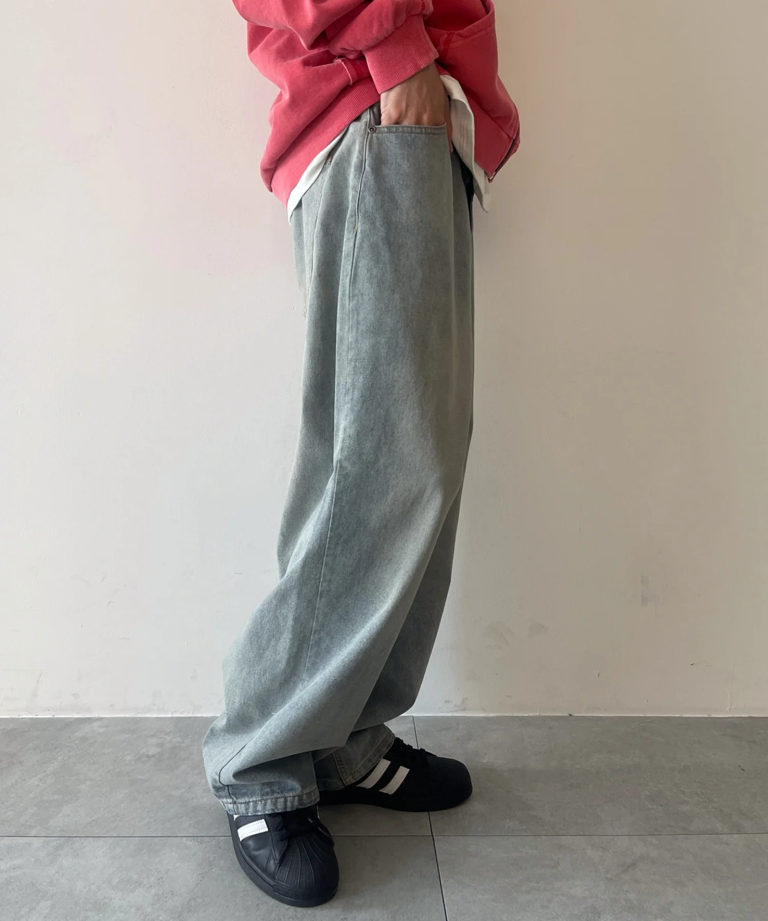 ワイドバギーデニムパンツ - Image 6