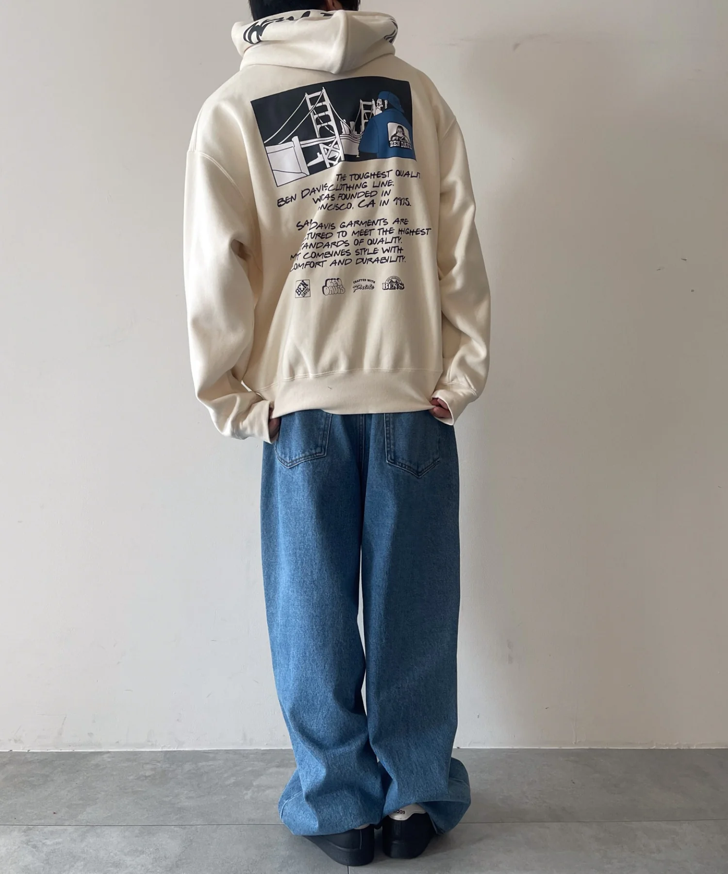 BENDAVISブリッジグラフィックプルパーカー - Image 14