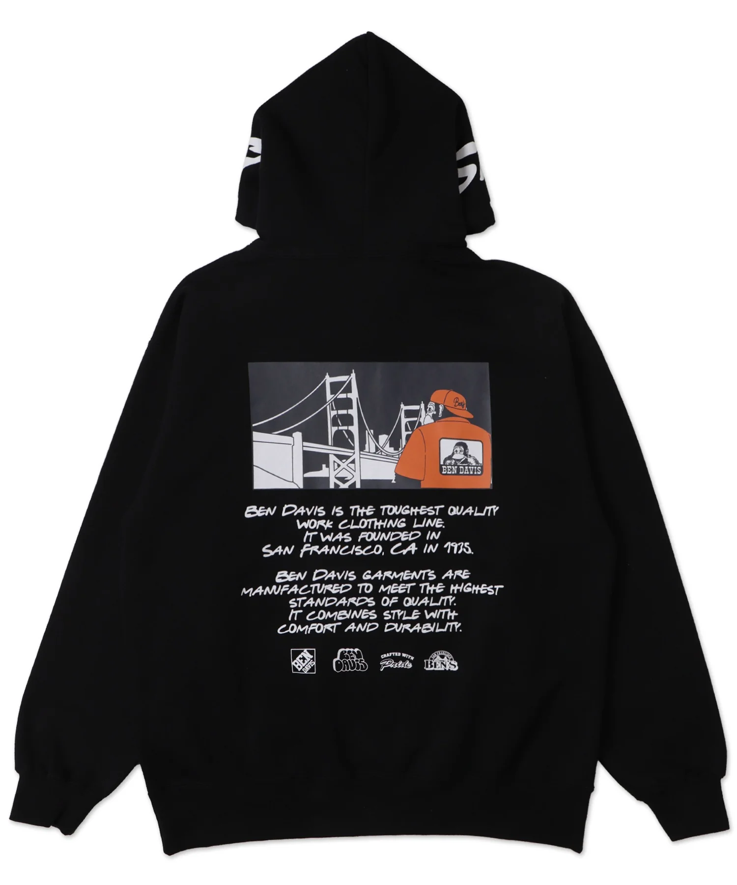 BENDAVISブリッジグラフィックプルパーカー - Image 17
