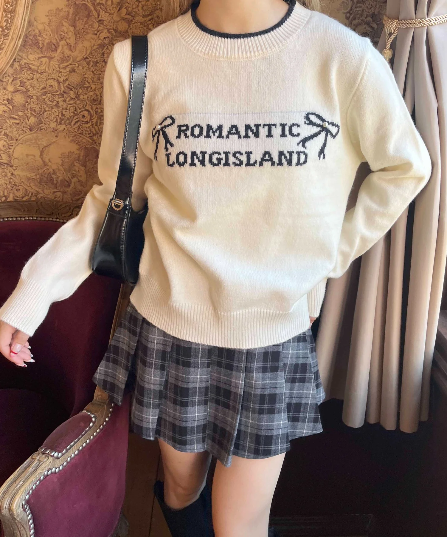 リボンメッセージニット - Image 2