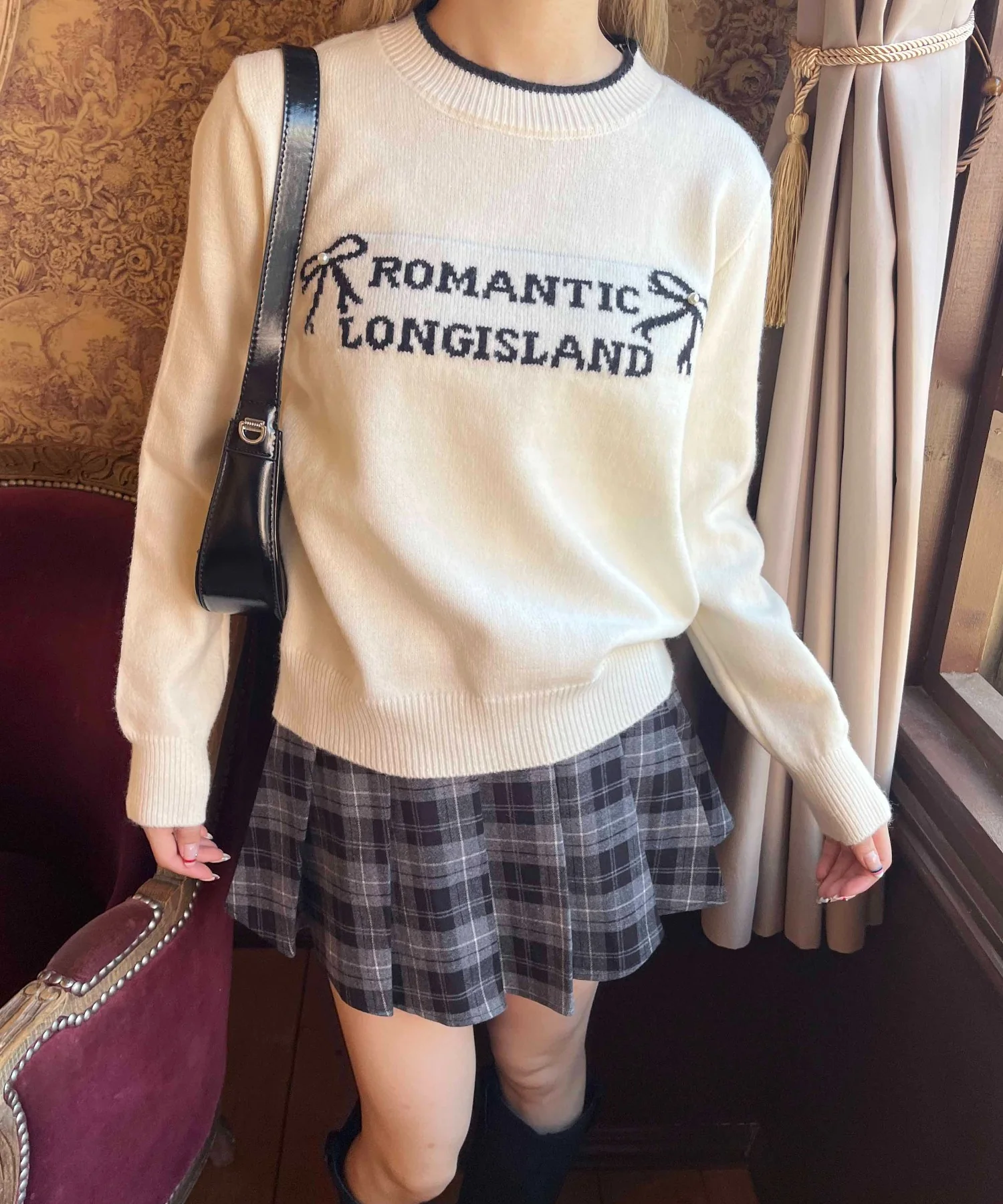 リボンメッセージニット - Image 3