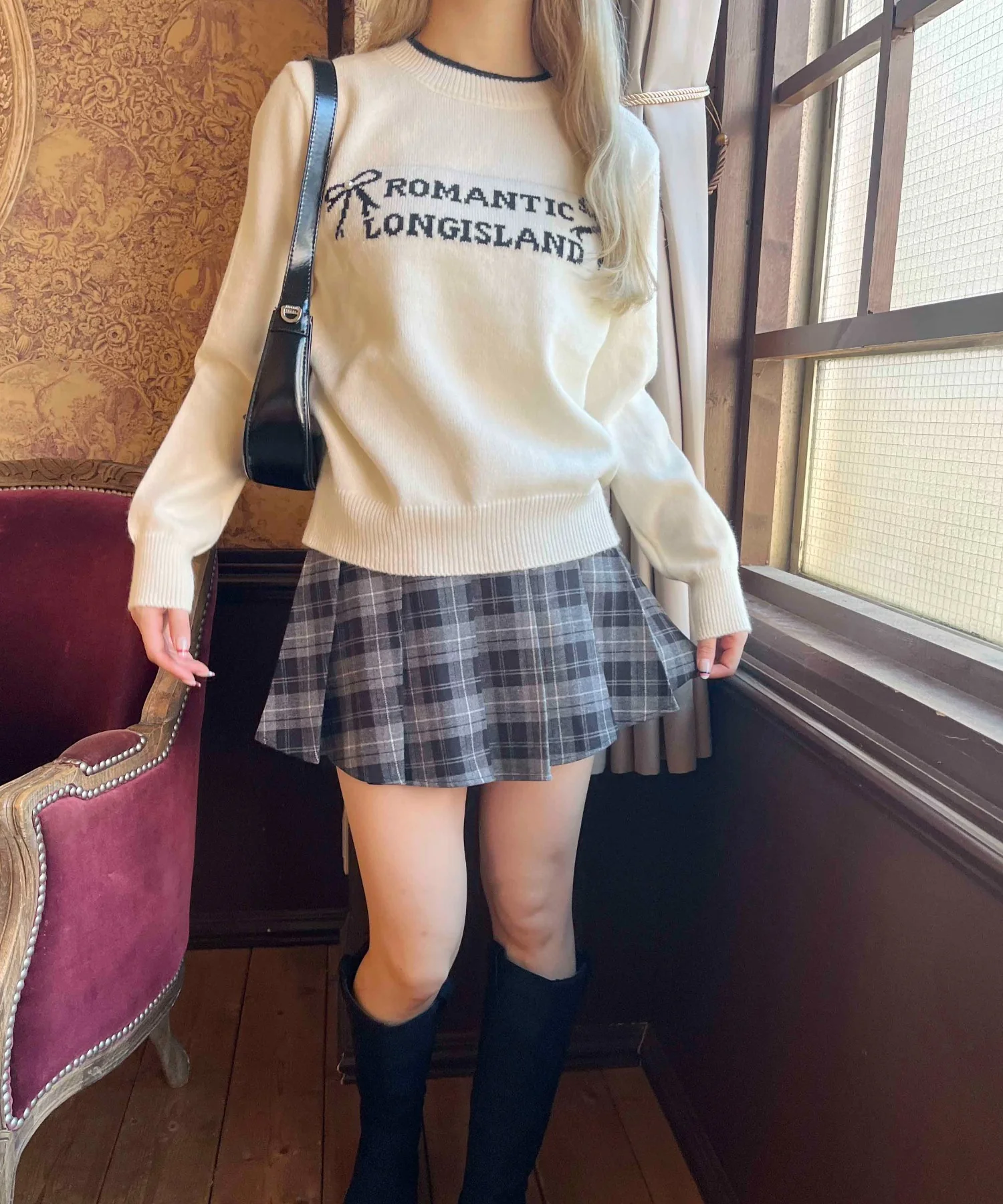 リボンメッセージニット - Image 5