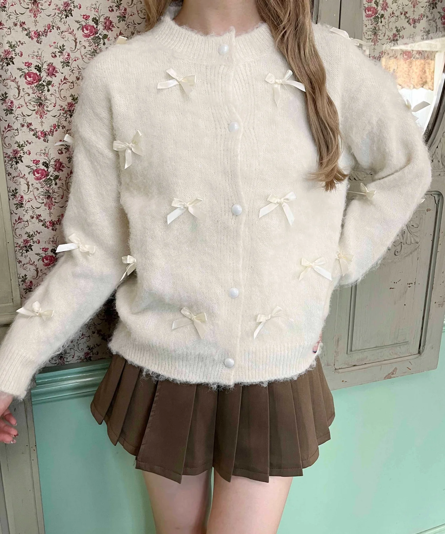 モヘアタッチリボンニット - Image 4