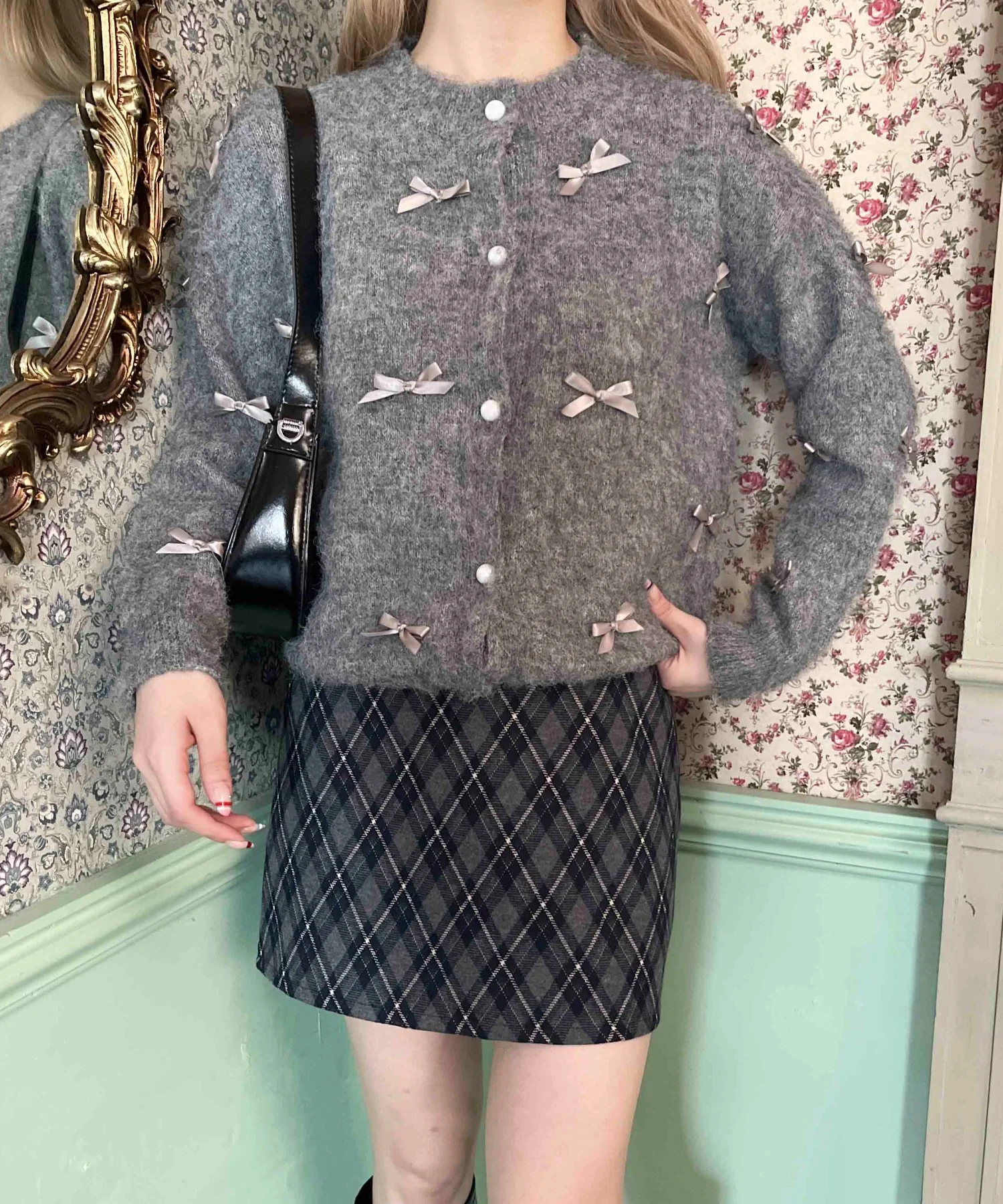 モヘアタッチリボンニット - Image 8