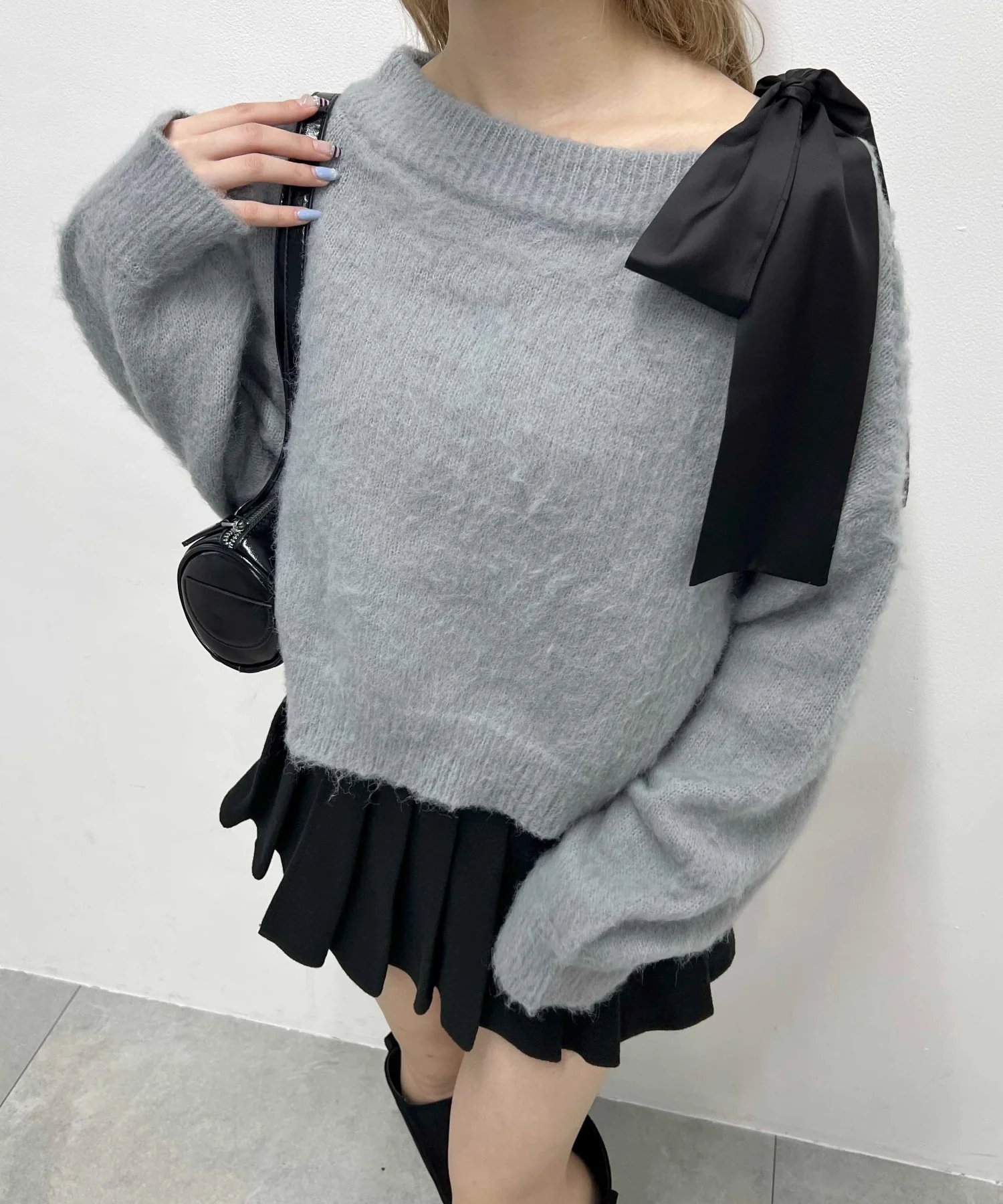 リボンワンショルニット - Image 15