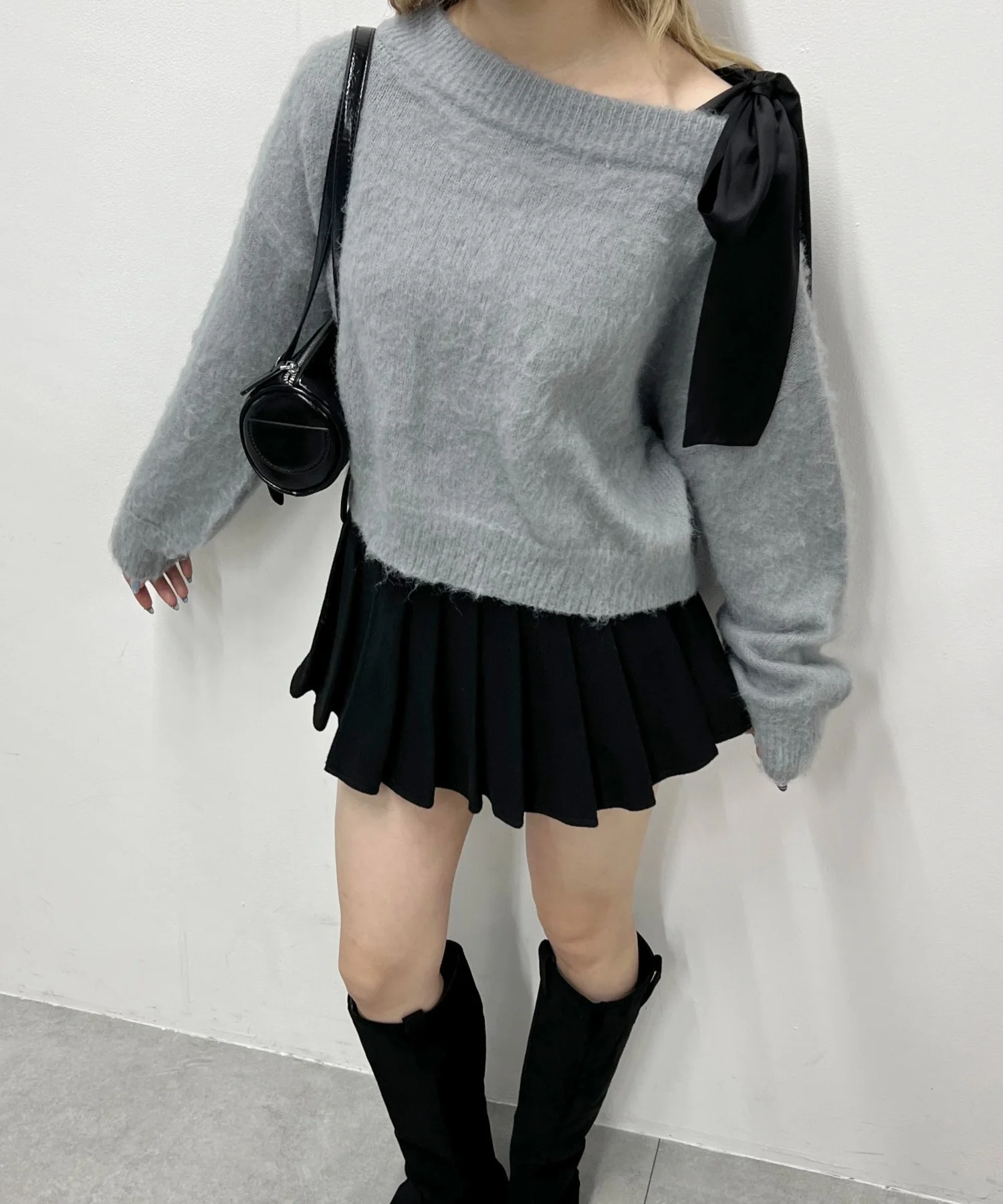 リボンワンショルニット - Image 20