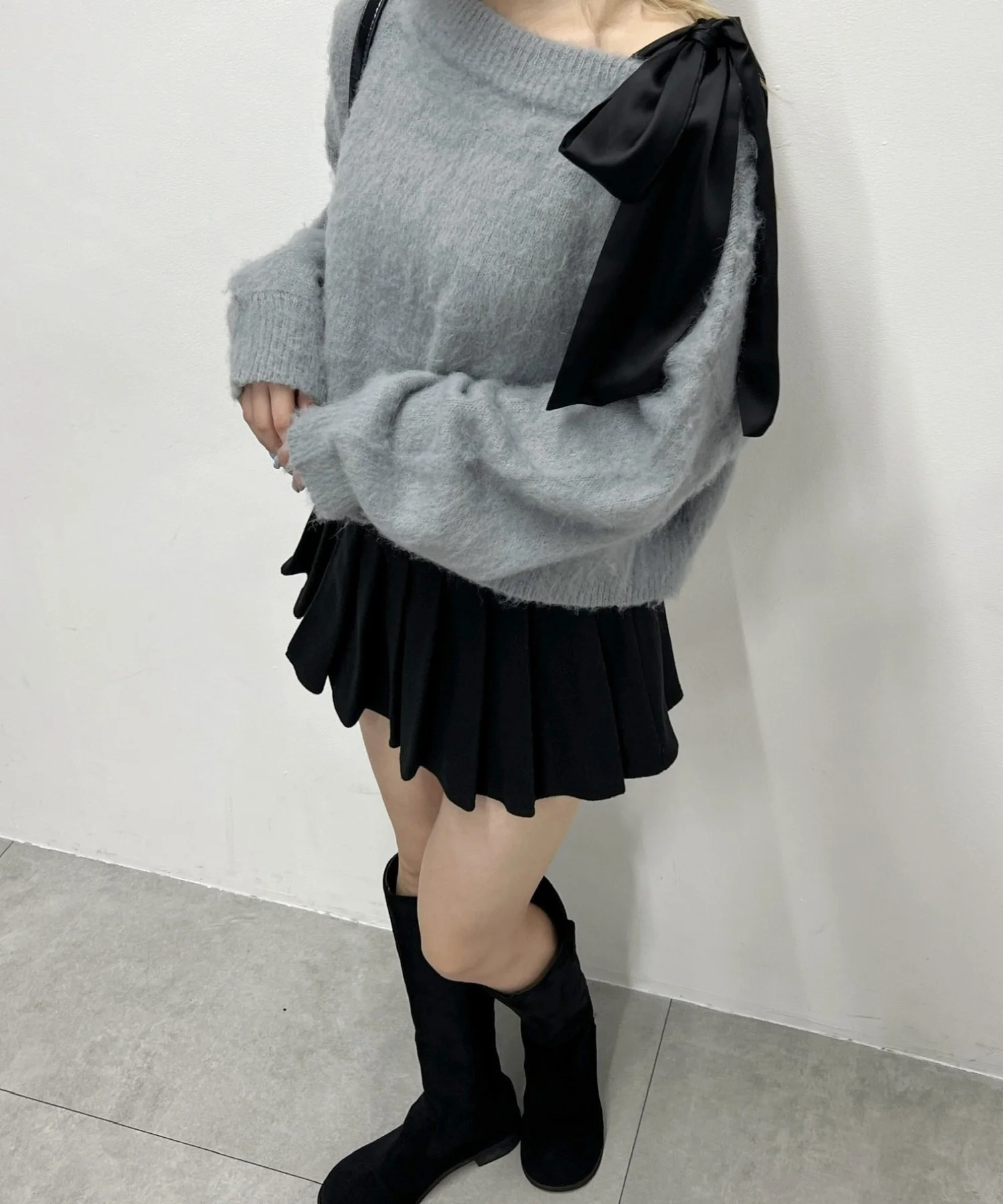 リボンワンショルニット - Image 21