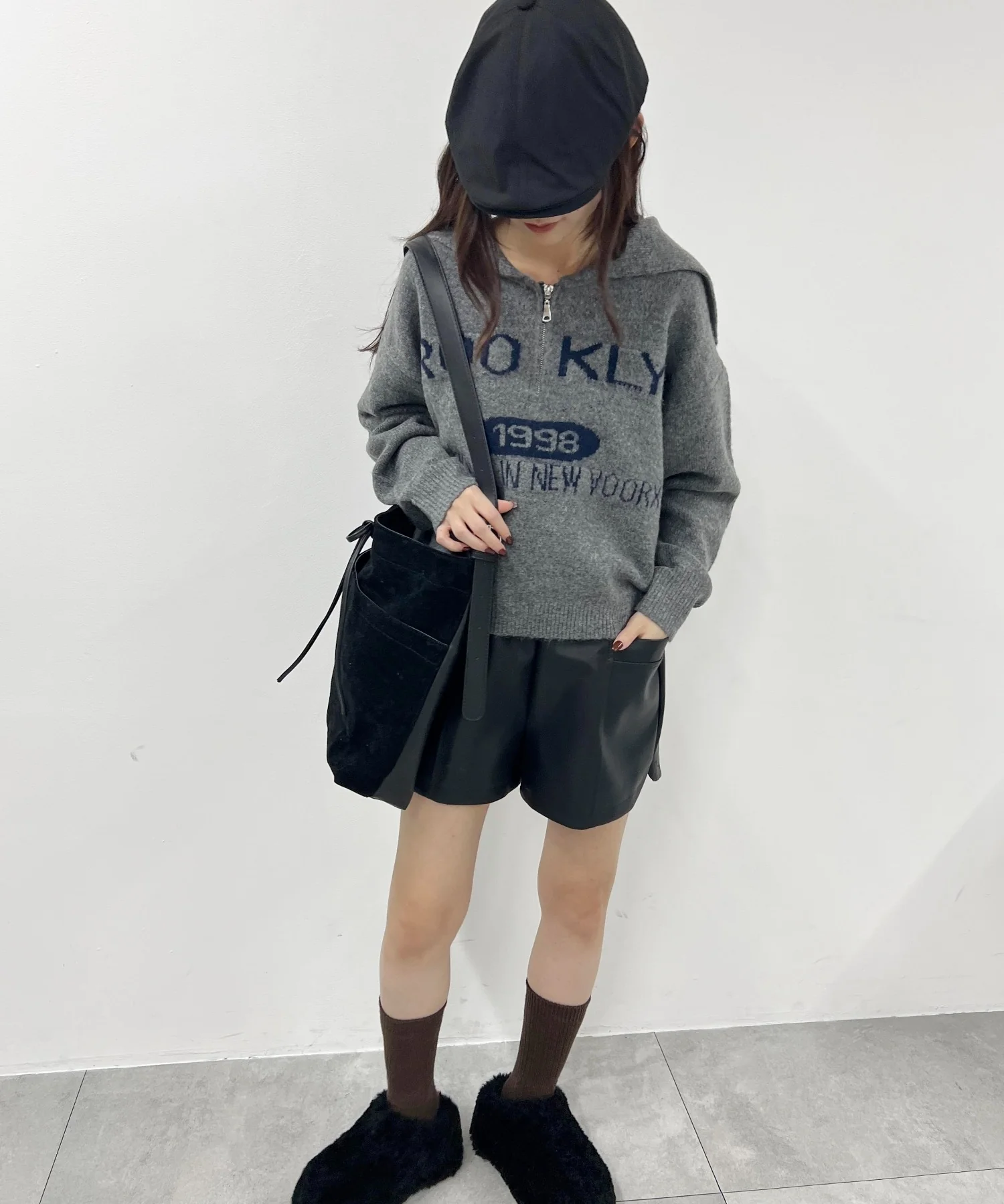 ハーフジップセーラーニット - Image 8