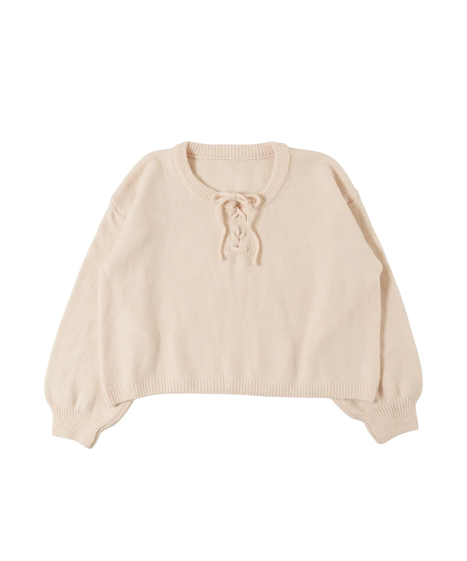 レースアップルーズニット - Image 12