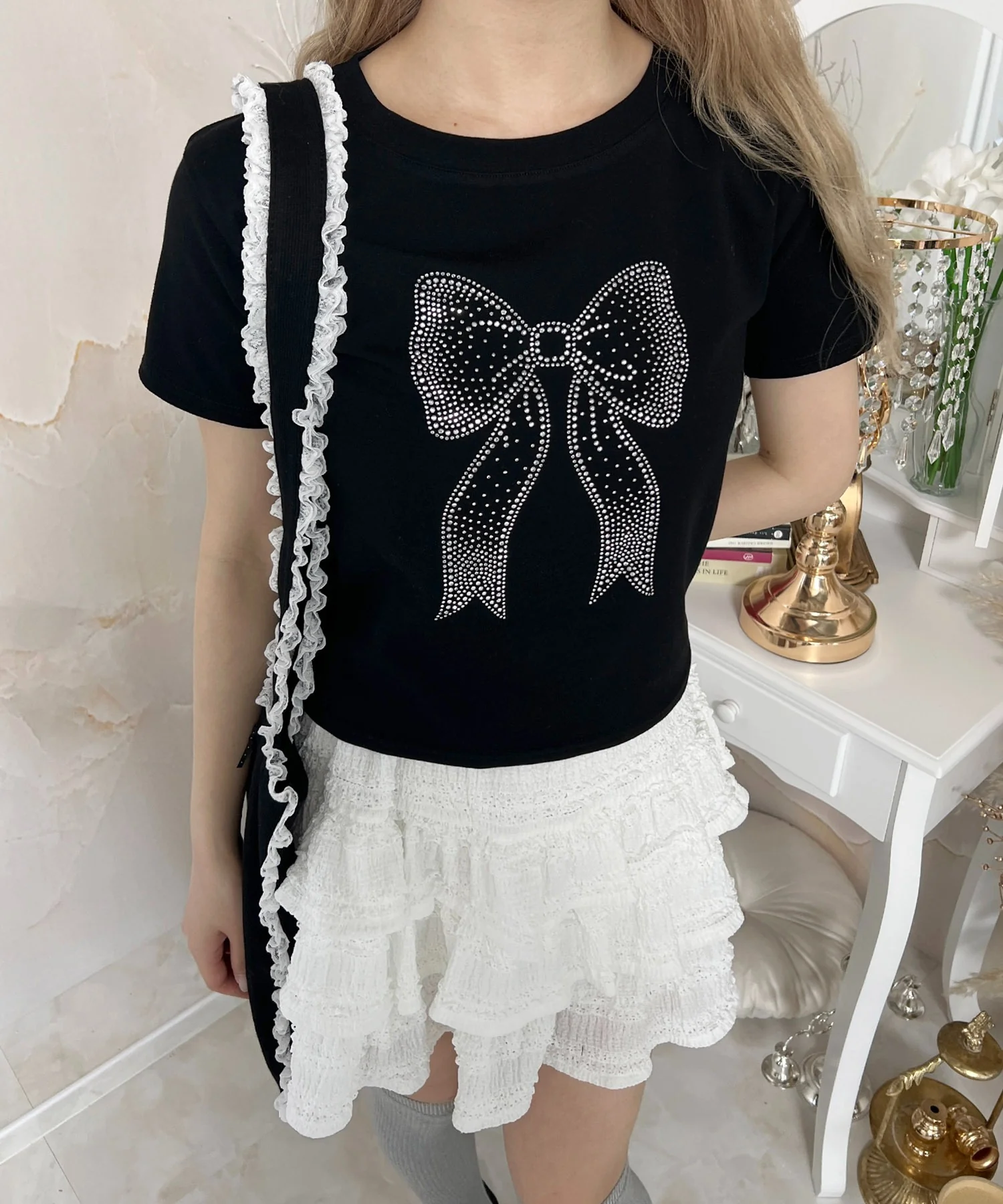 リボンスタッズTシャツ - Image 8
