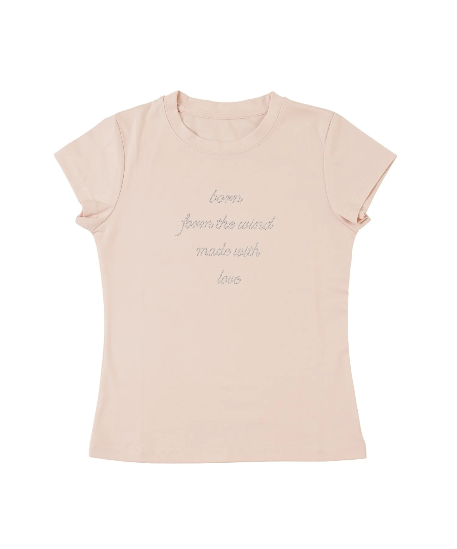ラインストーンメッセージTシャツ - Image 10