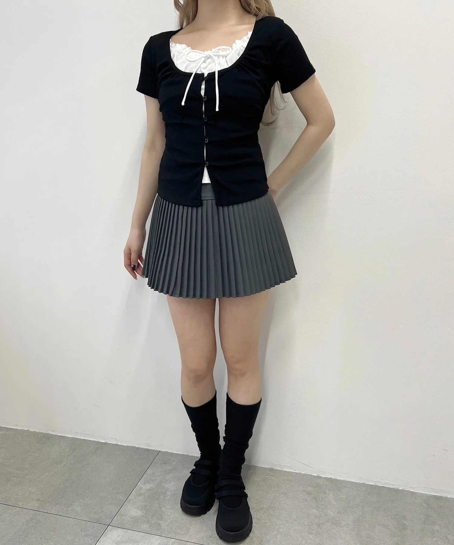 フェイクカーデレイヤードトップス - Image 14