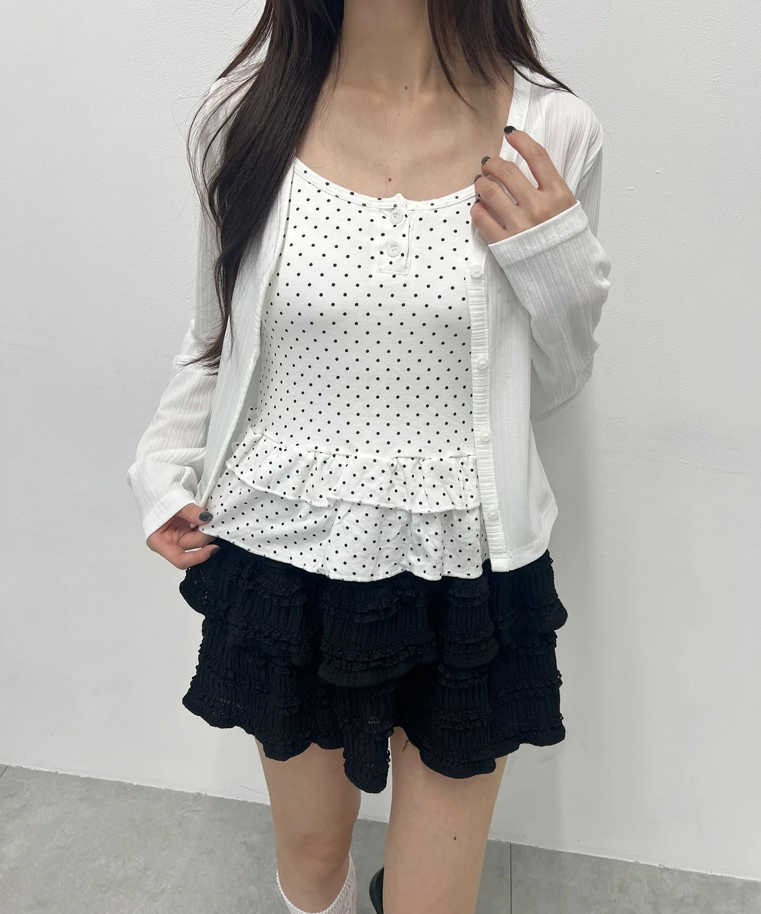 カップインドットキャミソール - Image 4