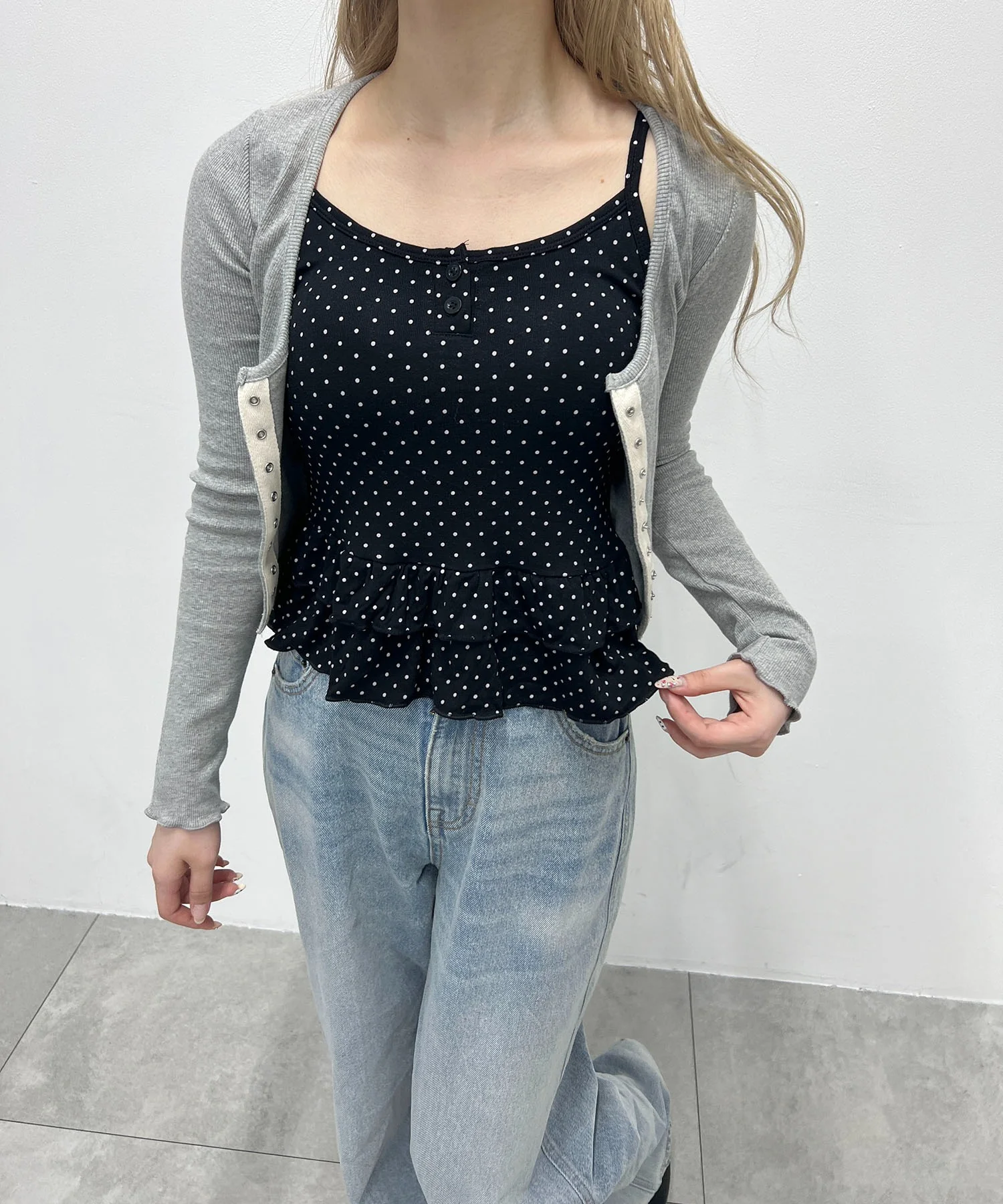 カップインドットキャミソール - Image 6