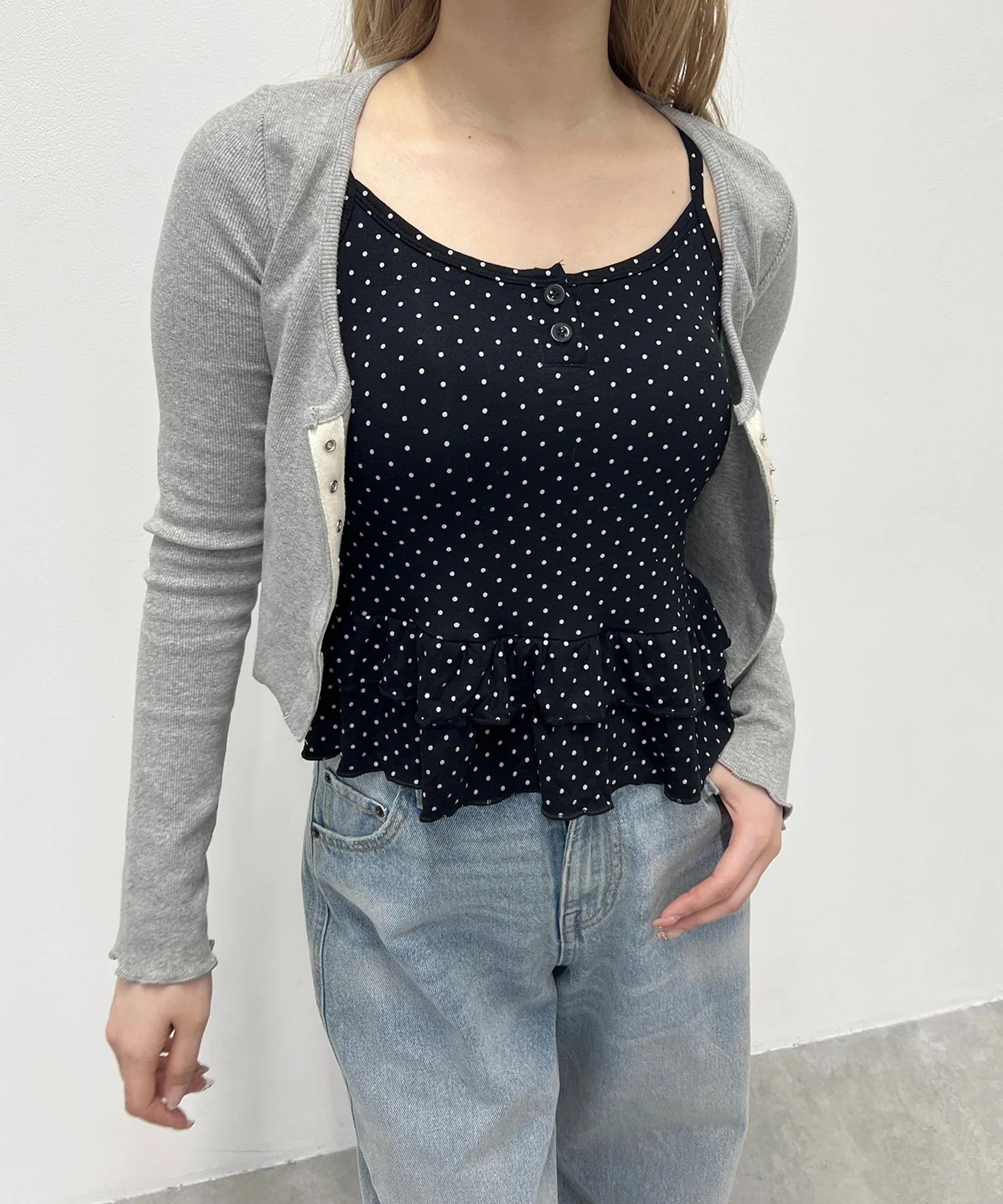 カップインドットキャミソール - Image 7