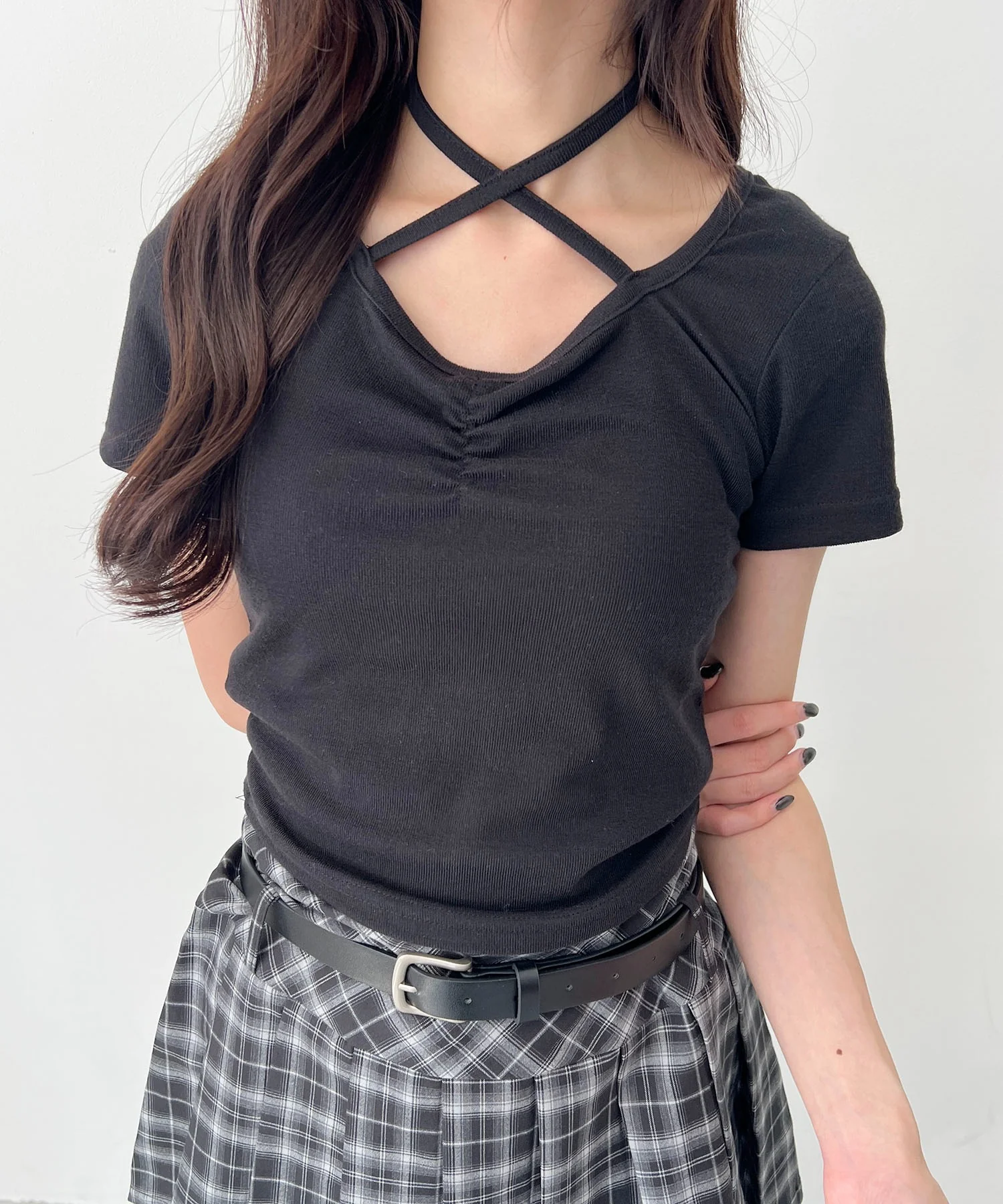 シンプルチョーカーTシャツ - Image 14