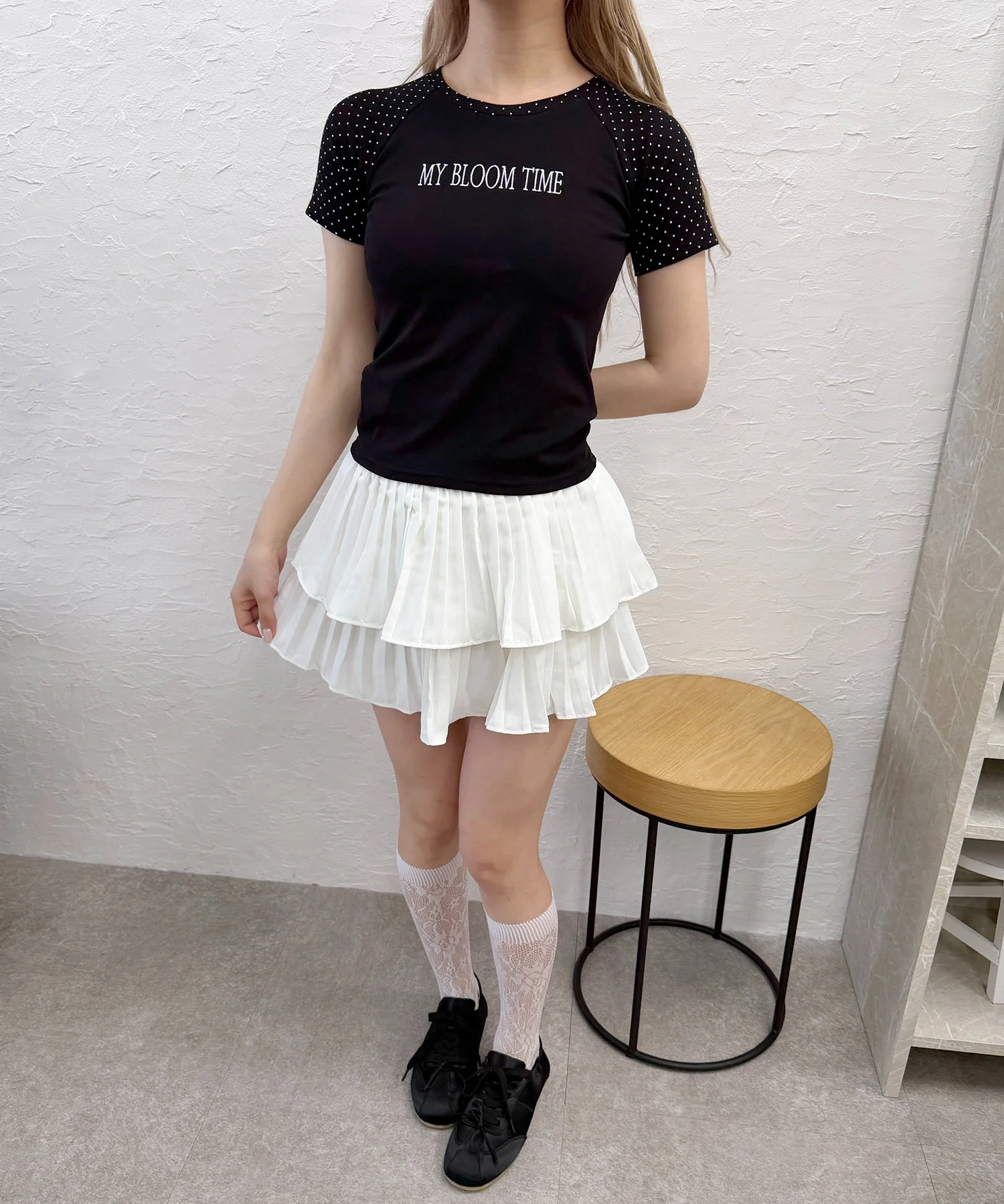 ドットラグランピチTシャツ - Image 11