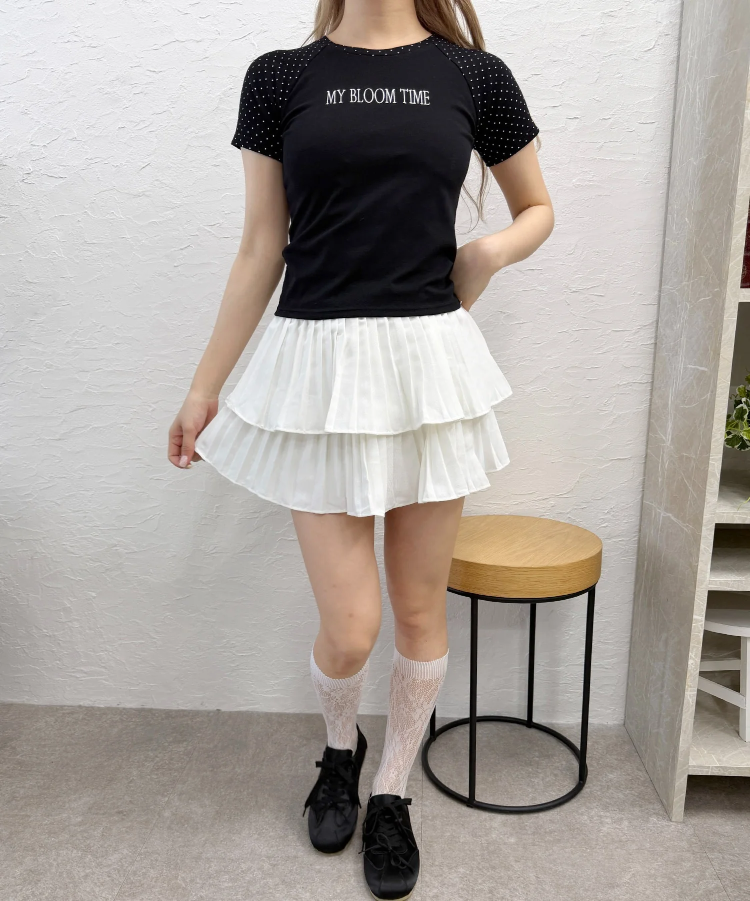 ドットラグランピチTシャツ - Image 12