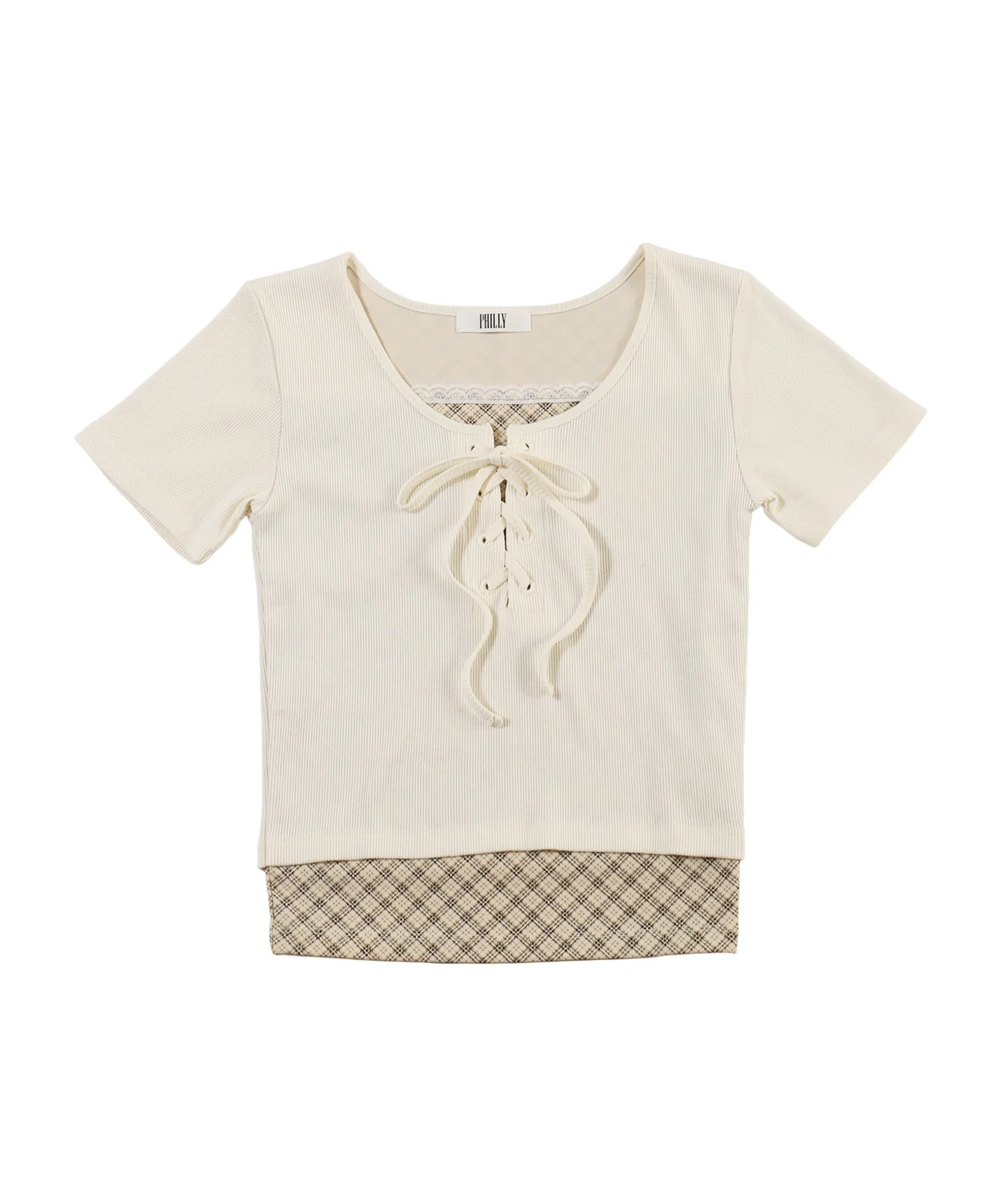 アソートレイヤードレースアップTシャツ - Image 15