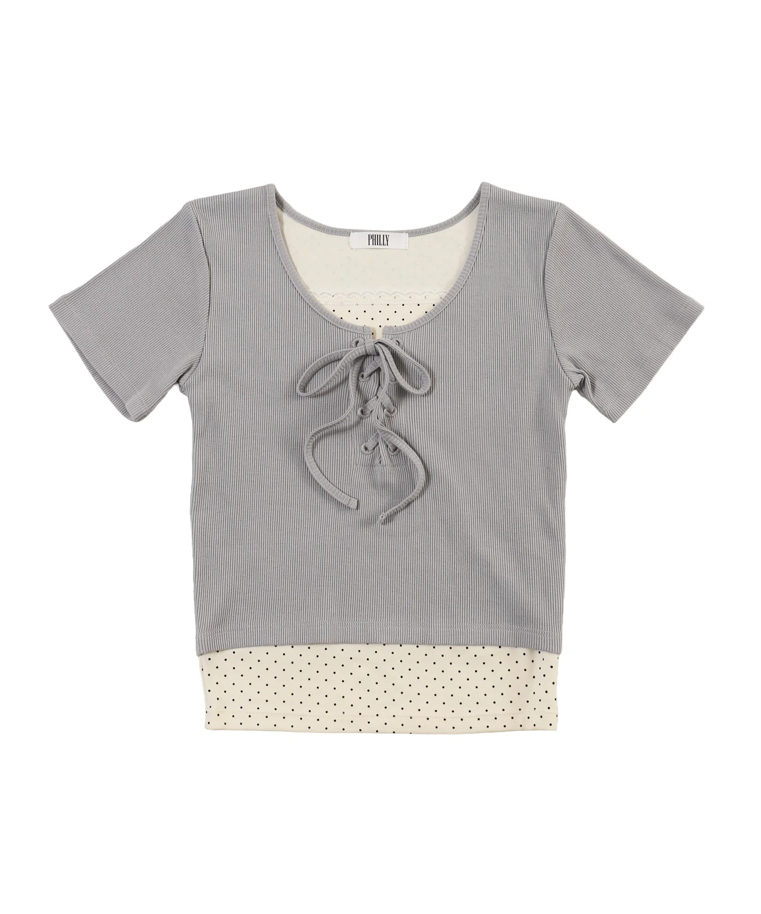 アソートレイヤードレースアップTシャツ - Image 16