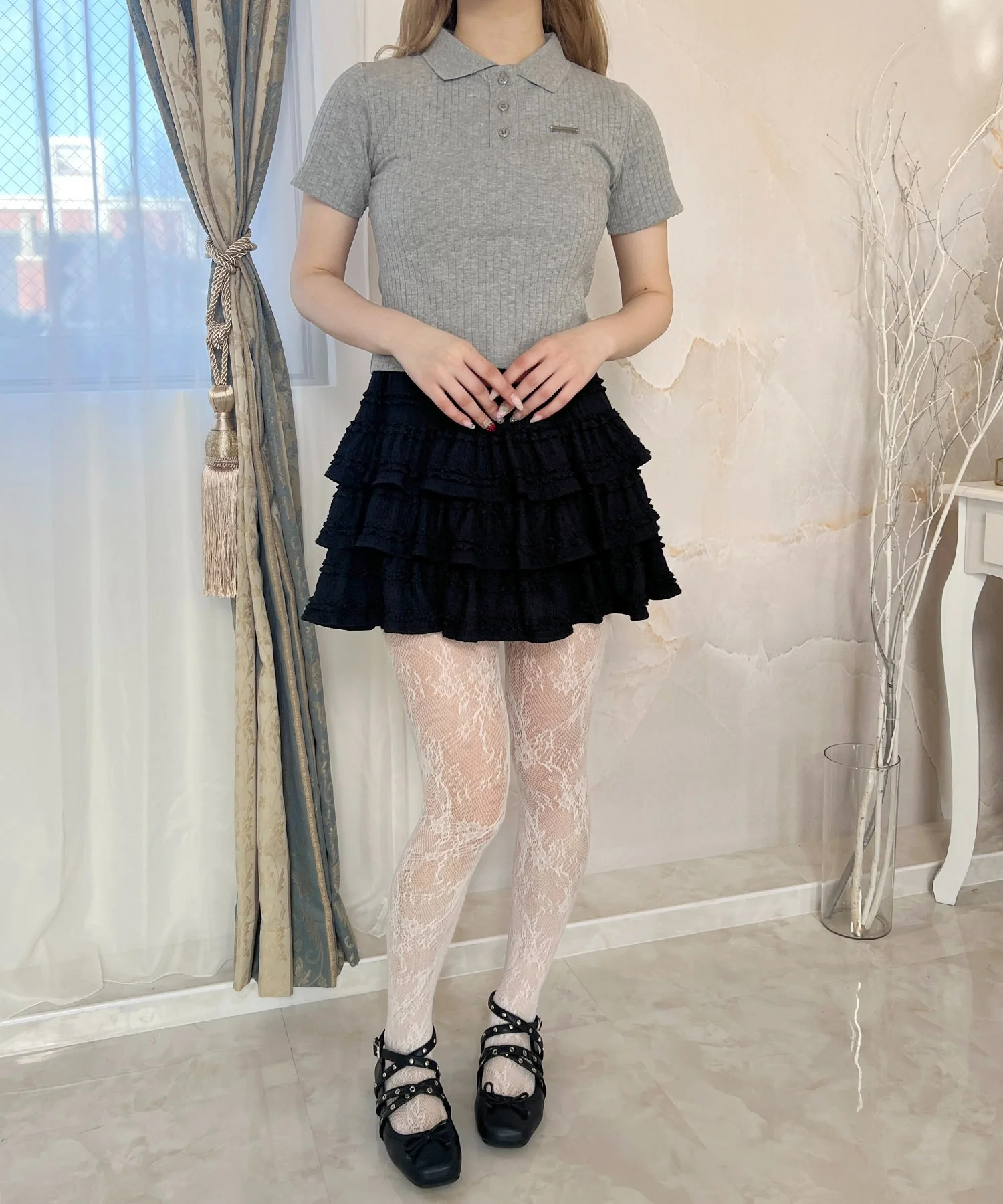 襟付きコンパクトTシャツ - Image 21