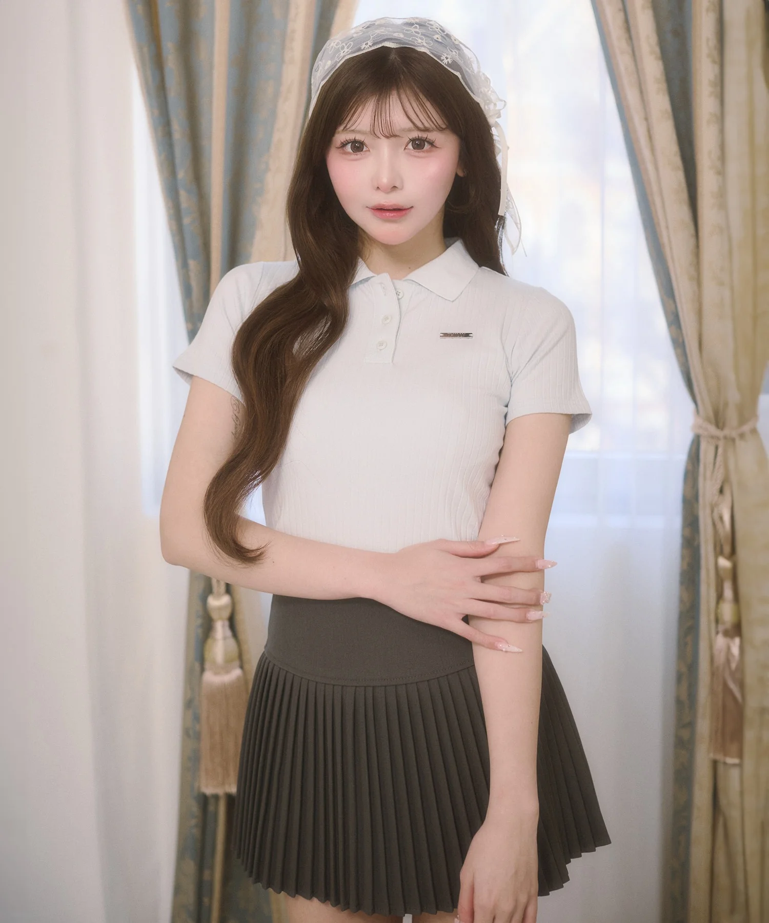 襟付きコンパクトTシャツ - Image 4