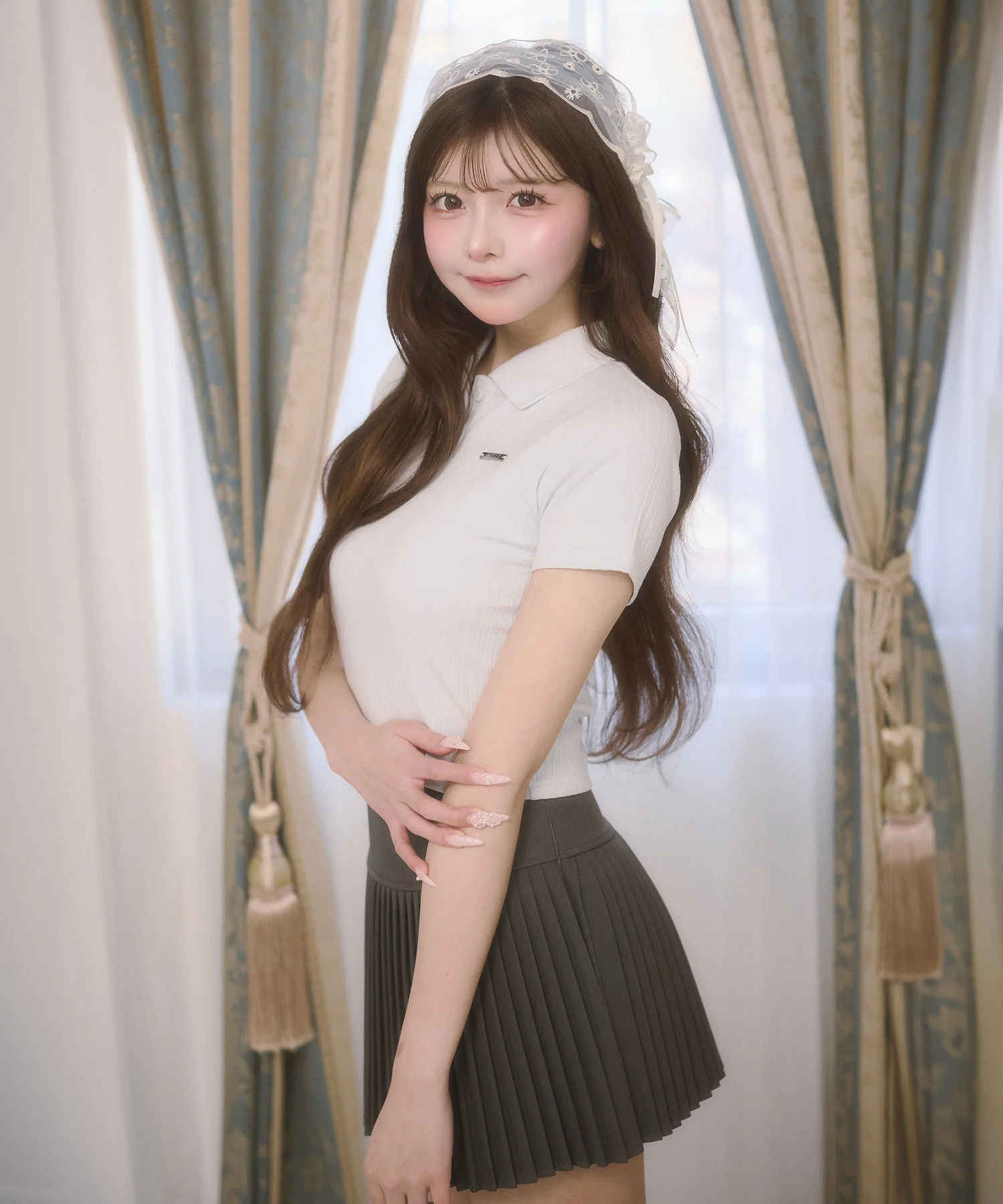 襟付きコンパクトTシャツ - Image 6